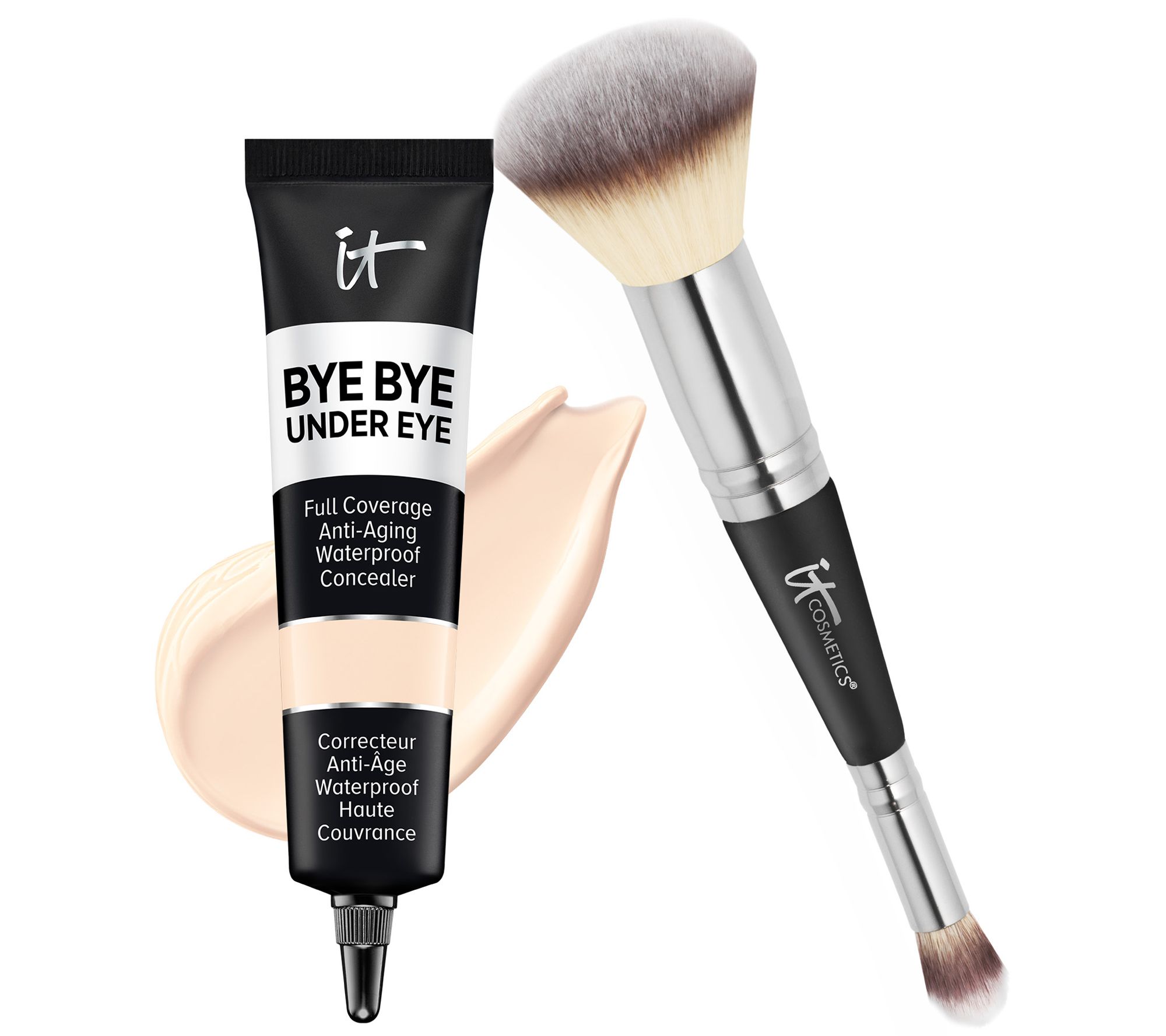 IT Cosmetics Supersize Bye Bye Under Eye Concealer with Luxe Brush 