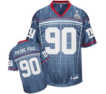 NFL New York Giants Jason Pierre-Paul Super Bowl XLVI Jersey 