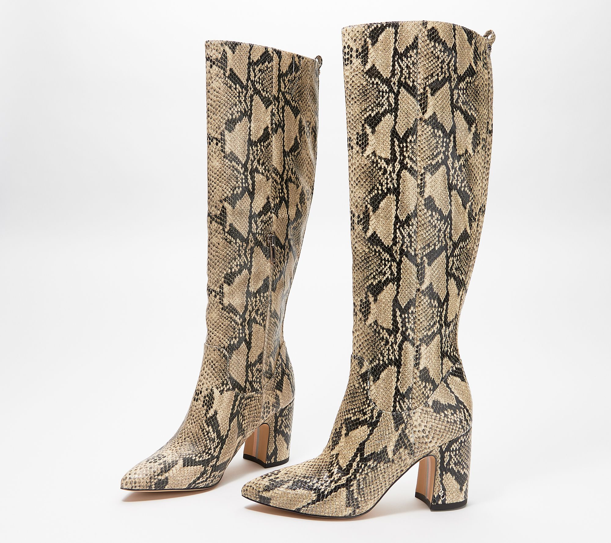 snake print boots