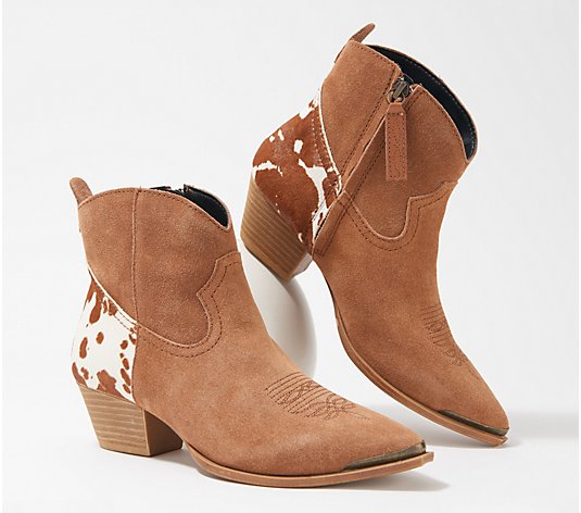 Dingo Suede Ankle Boots- Buck the Rules