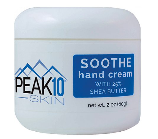 PEAK 10 SKIN SOOTHE Hand Cream with Shea Butter, 2 oz