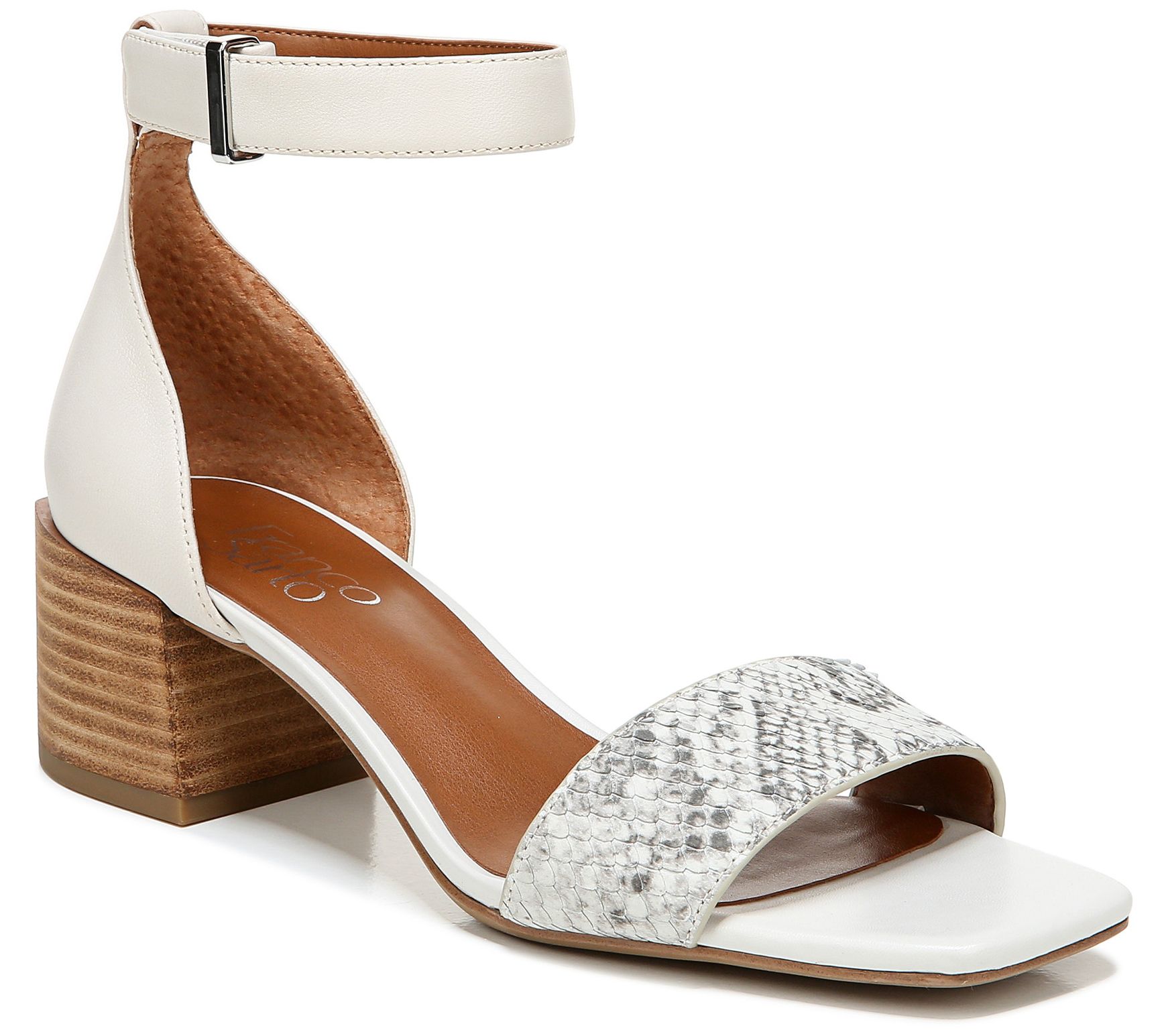 2 block heel sandals