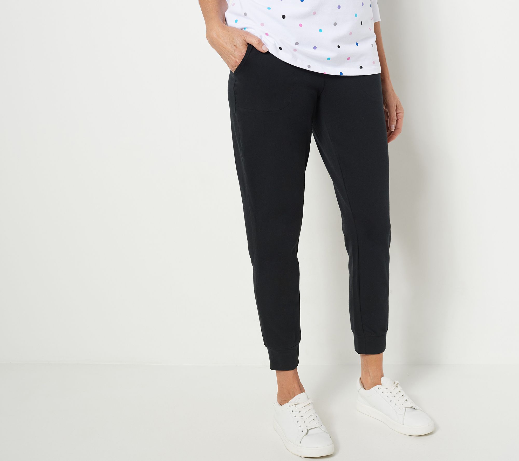 As Is Sport Savvy Petite Jogger with Pockets 