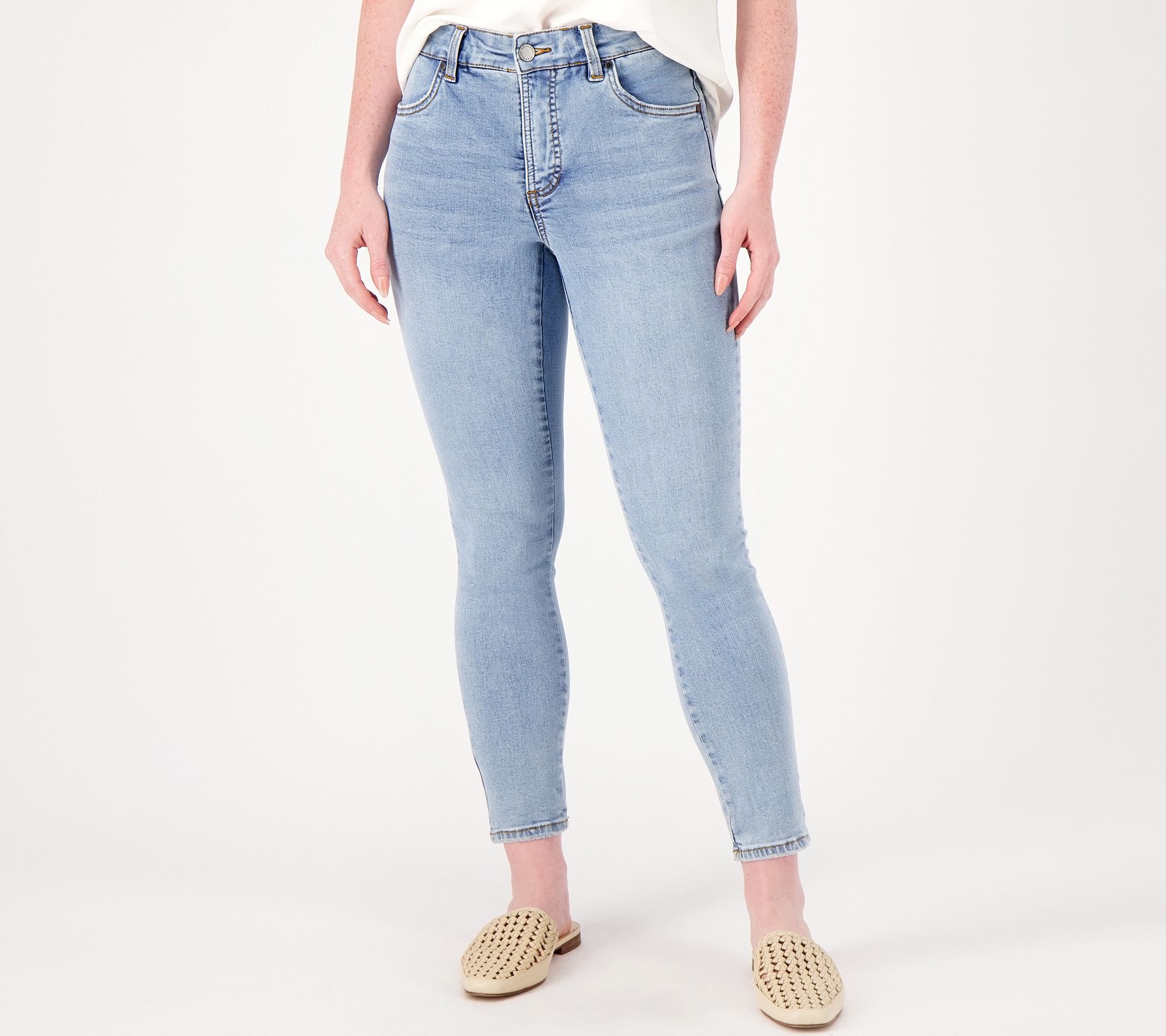 NYDJ Ava Daring Ankle Flare Jeans- Foundry 