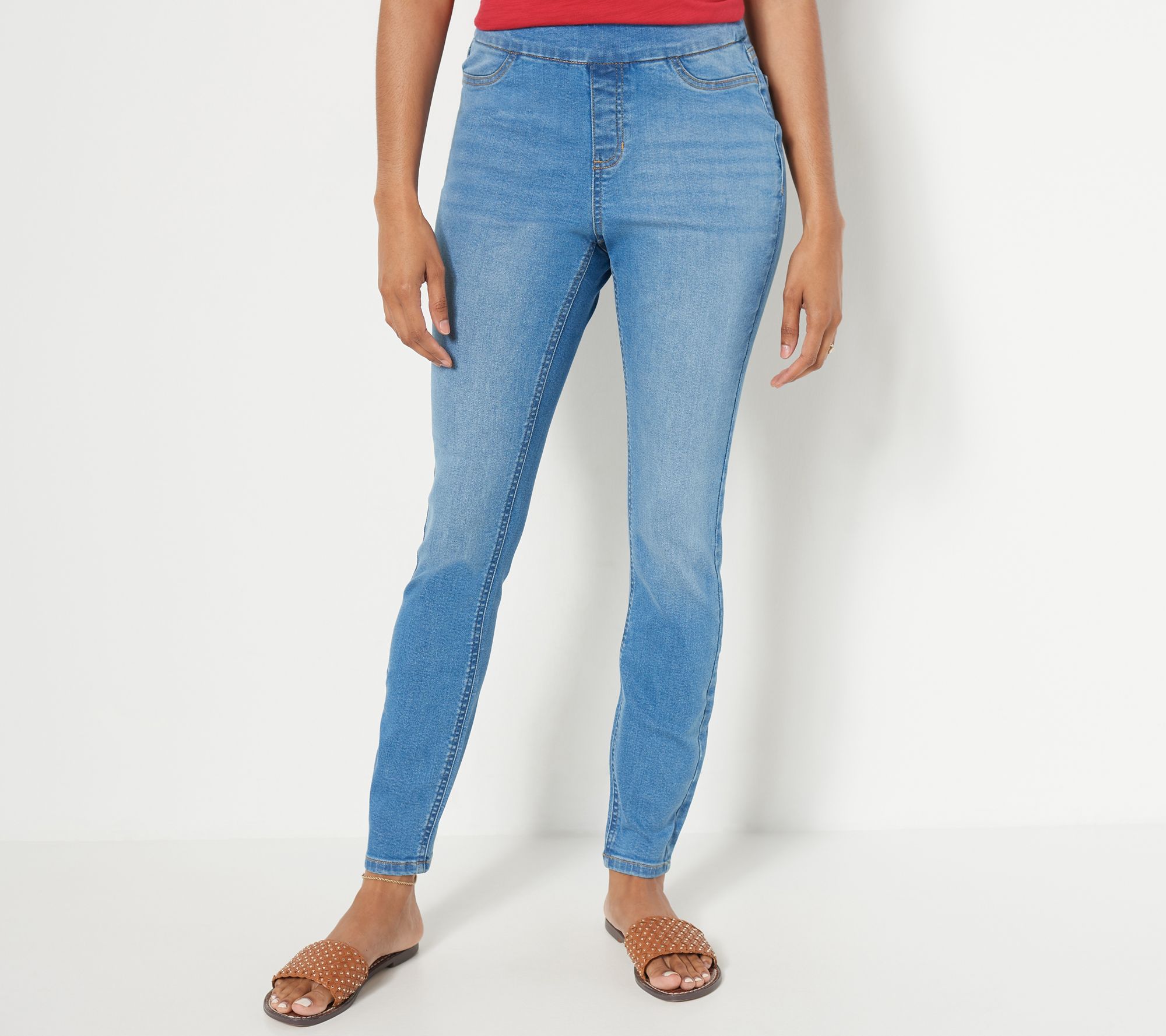 Jeans - ULTRA SOFT PULL ON JEGGING - K&K Fashions