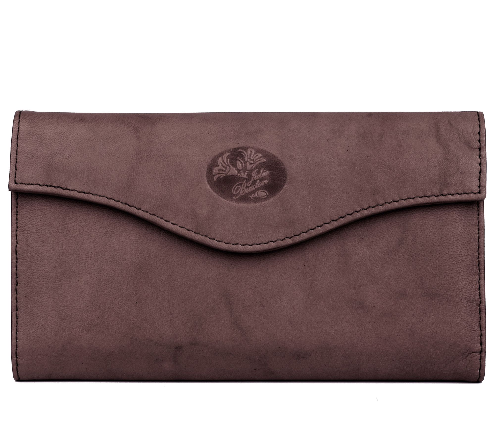 Julia Buxton Heiress Organizer LeatherClutch Wallet
