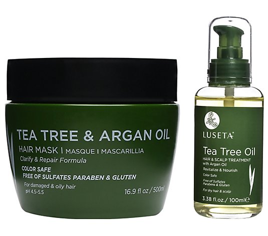 Luseta Tea Tree & Argan Oil Hair Mask & Scalp Treatment