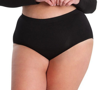 Berlei Shapewear Free Lace Thigh Slimming Control Brief Knicker B5014 Black