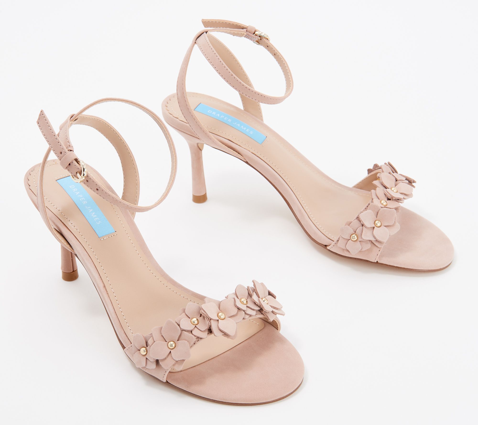"As Is" Draper James Floral Heeled Sandals - Alice