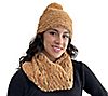 Sprigs Textured Faux Fur Beanie and Scarf Set, 6 of 7