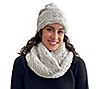Sprigs Textured Faux Fur Beanie and Scarf Set, 7 of 7