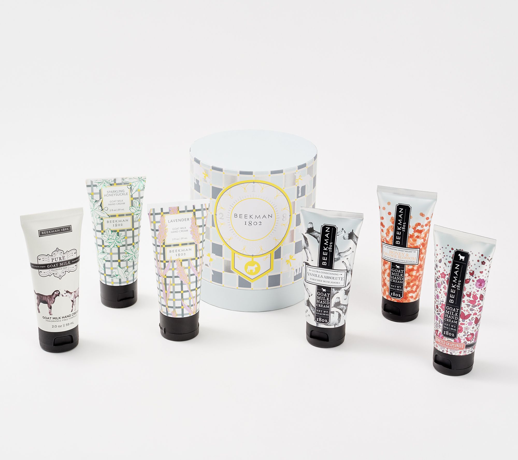 Beekman 1802 6Piece Goat Milk Hand Cream Collection with Gift Box