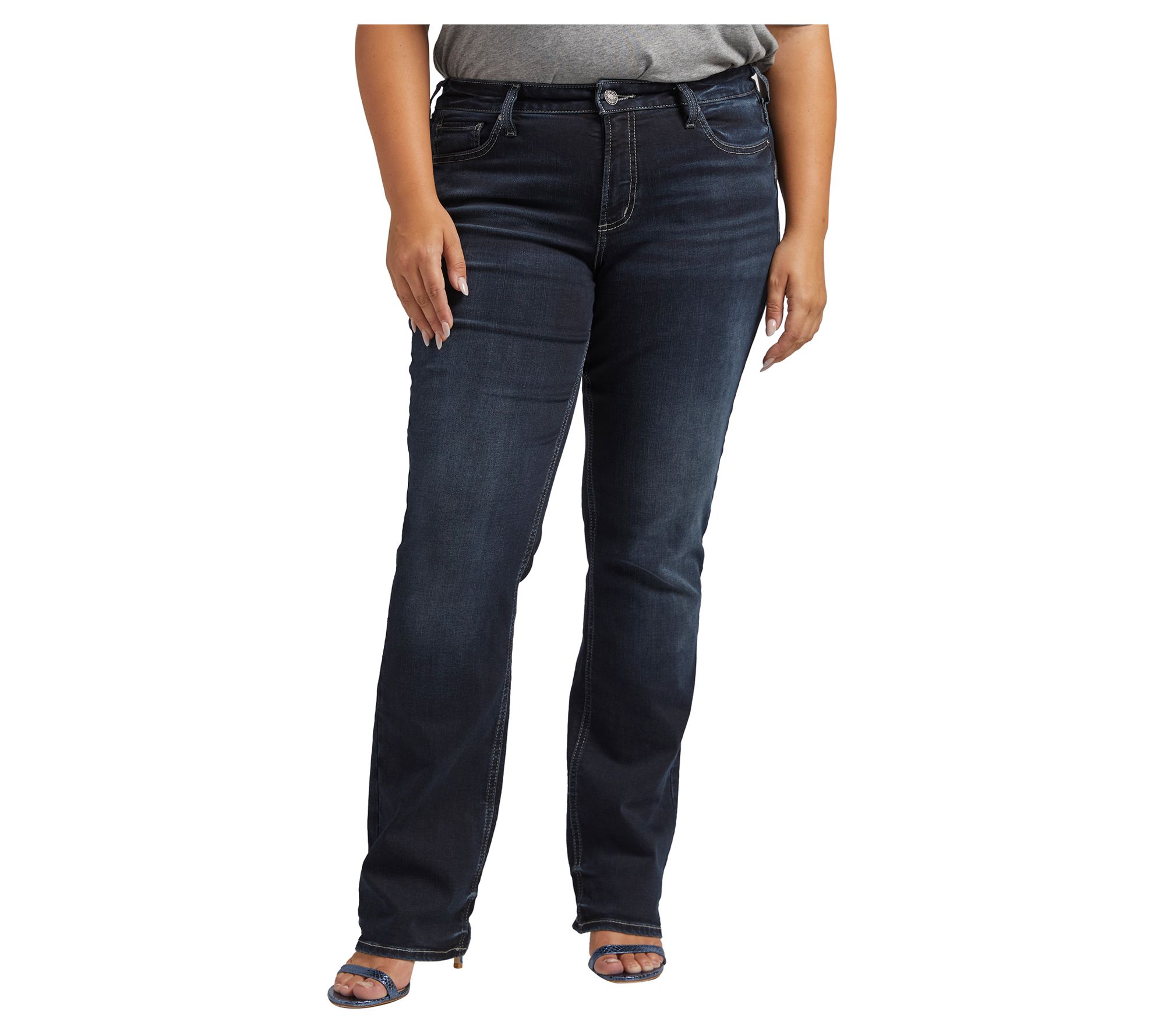 Silver Jeans Co. Plus Size Suki Slim Bootcut Jeans -COO411