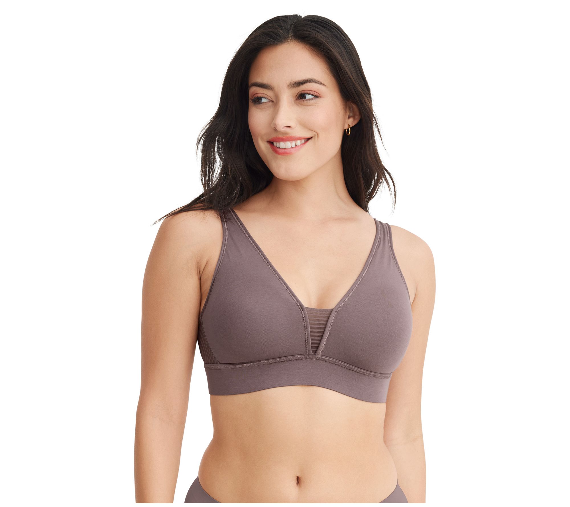 Jockey Forever Fit Lightly Lined Active Lifestyle Bra size small Tan - $15  - From A