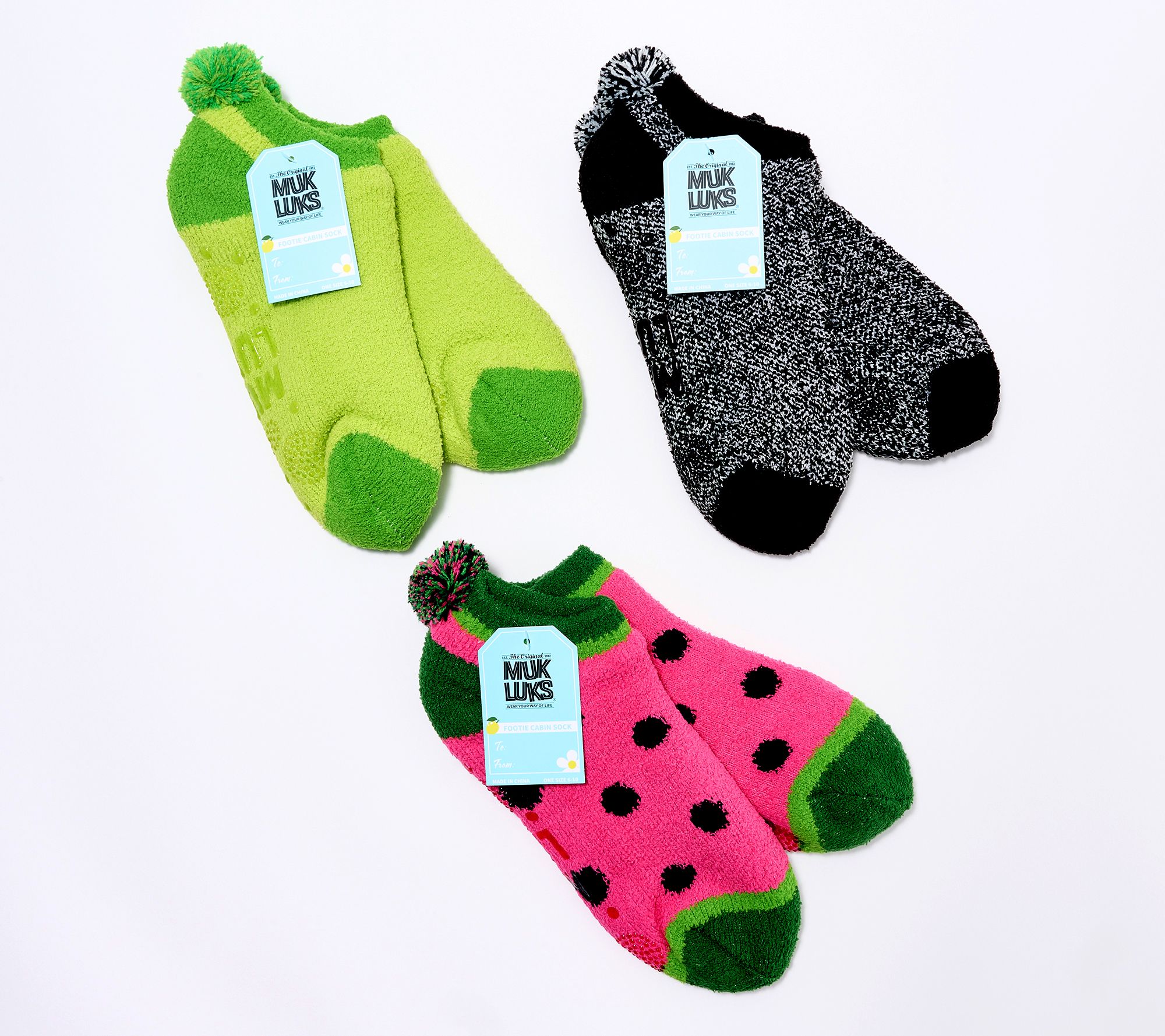 Multi-Colored - Lounge Socks - Socks & Hosiery 