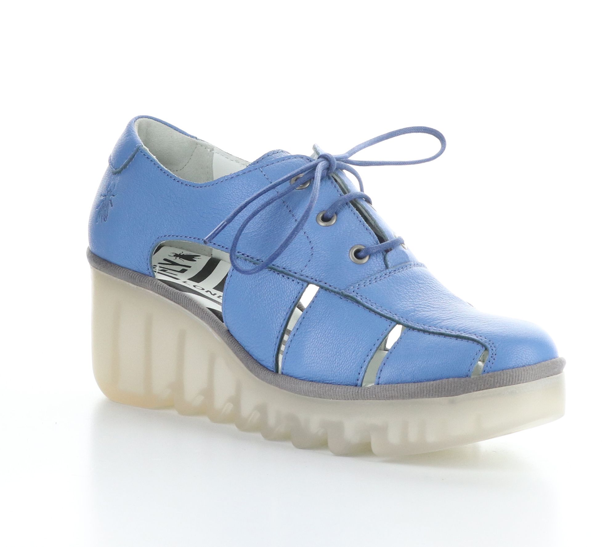 Fly London Leather Wedge Sandal - Bogi