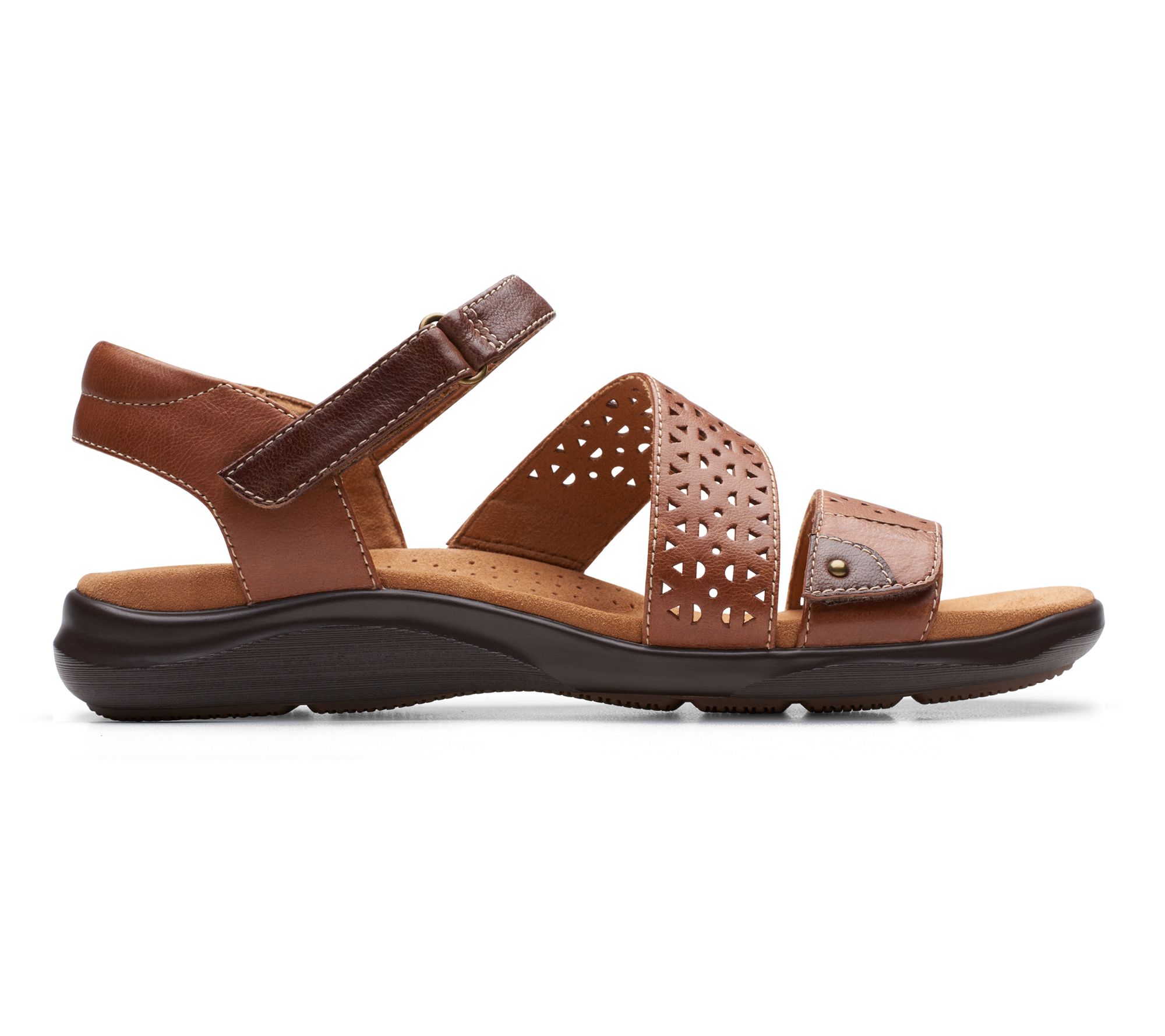 Clarks Collection Leather Sandals-Kitly Way