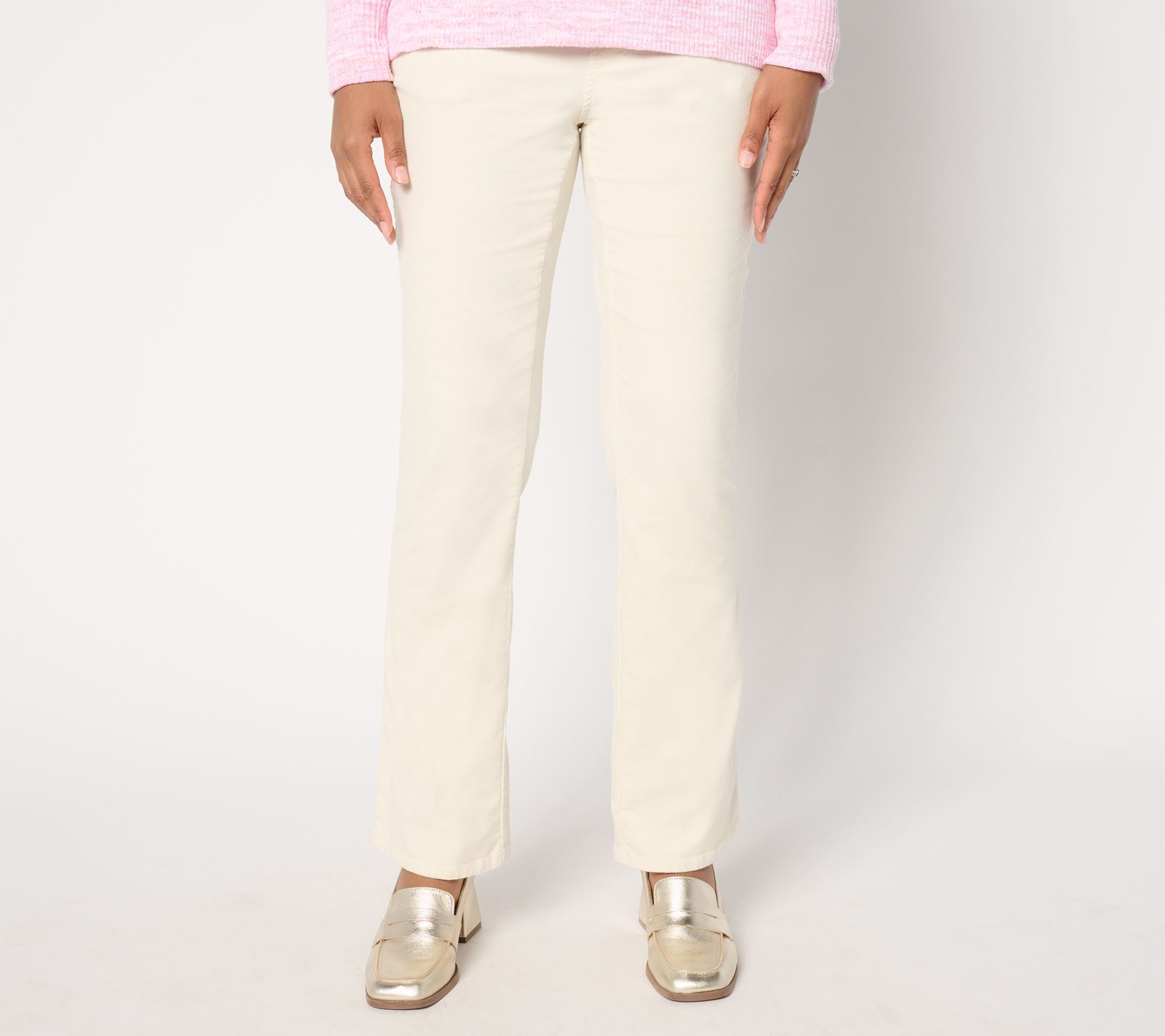 Belle by Kim Gravel Regular TripleLuxe Corduroy Boot Cut Pant
