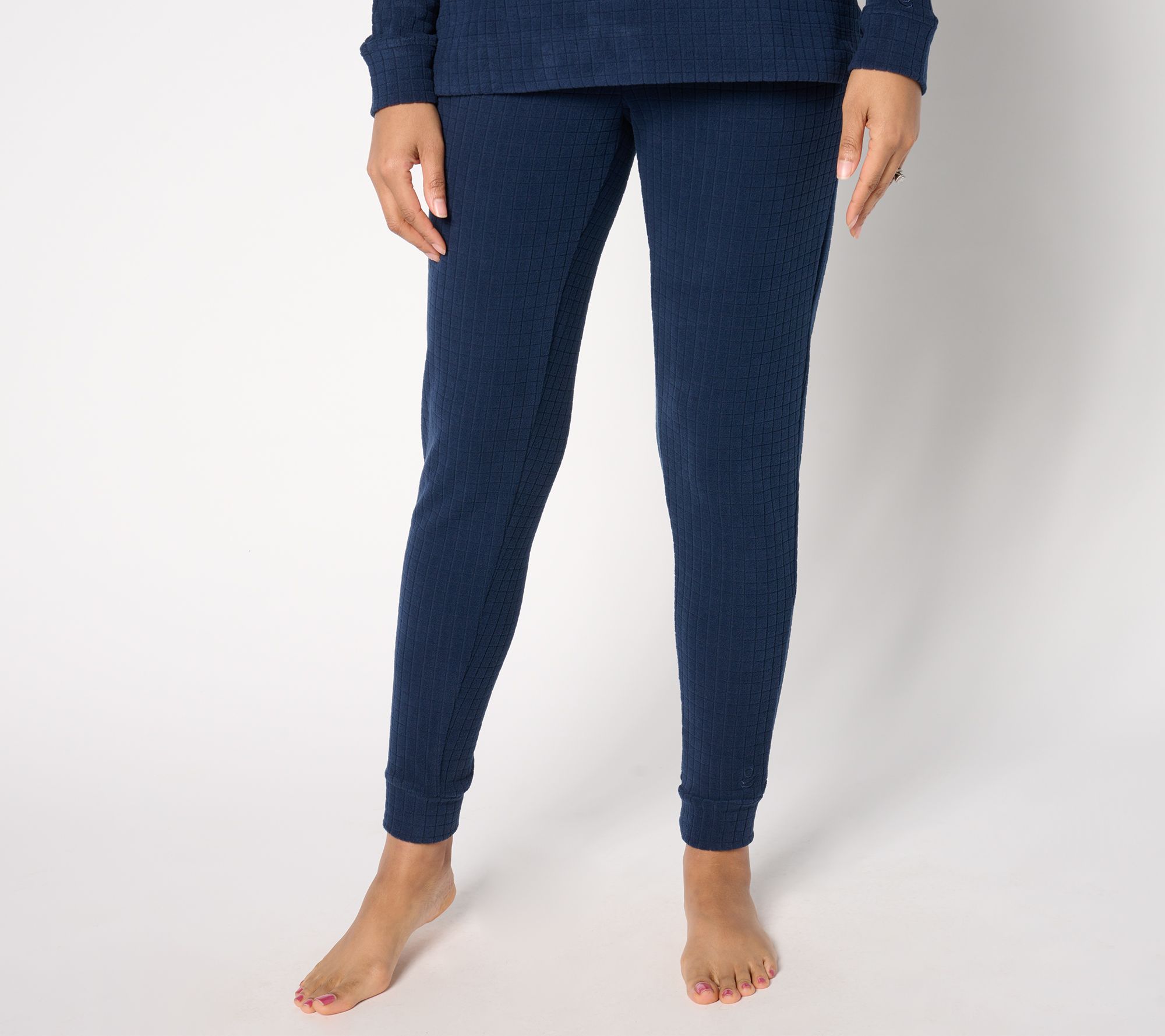 Cuddl Duds Grid Fleece Jogger