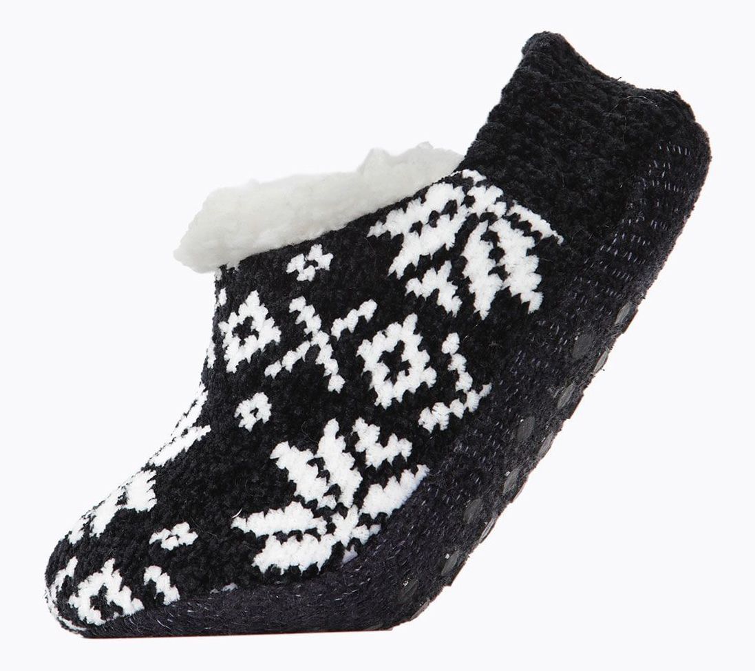 MeMoi Women's XOXO Nordic Plush Lined Non-SkidSlippers