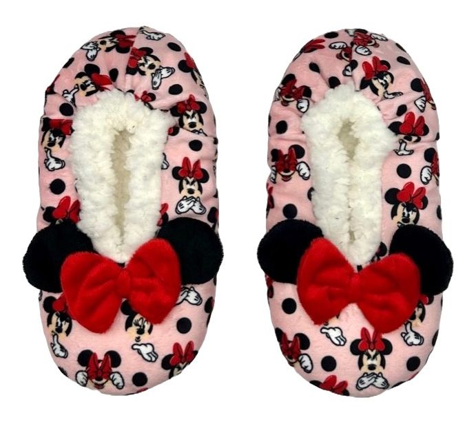 Ladies' Fuzzy Novelty Slipper Socks with Gripper Dot Bottoms