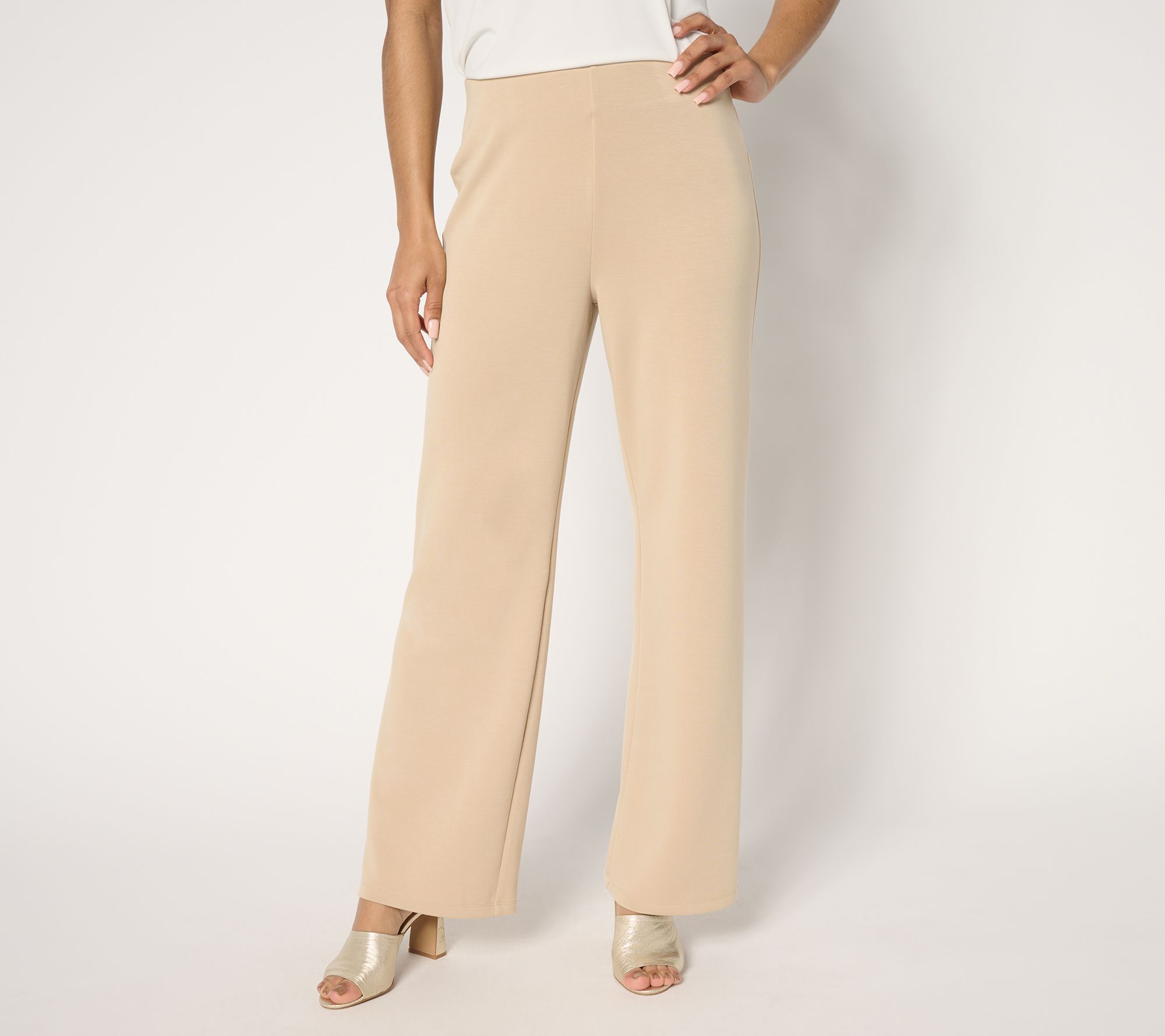 BEAUTIFUL by Lawrence Zarian Regular Pull-On Hollywood Waist Full Leg Pant