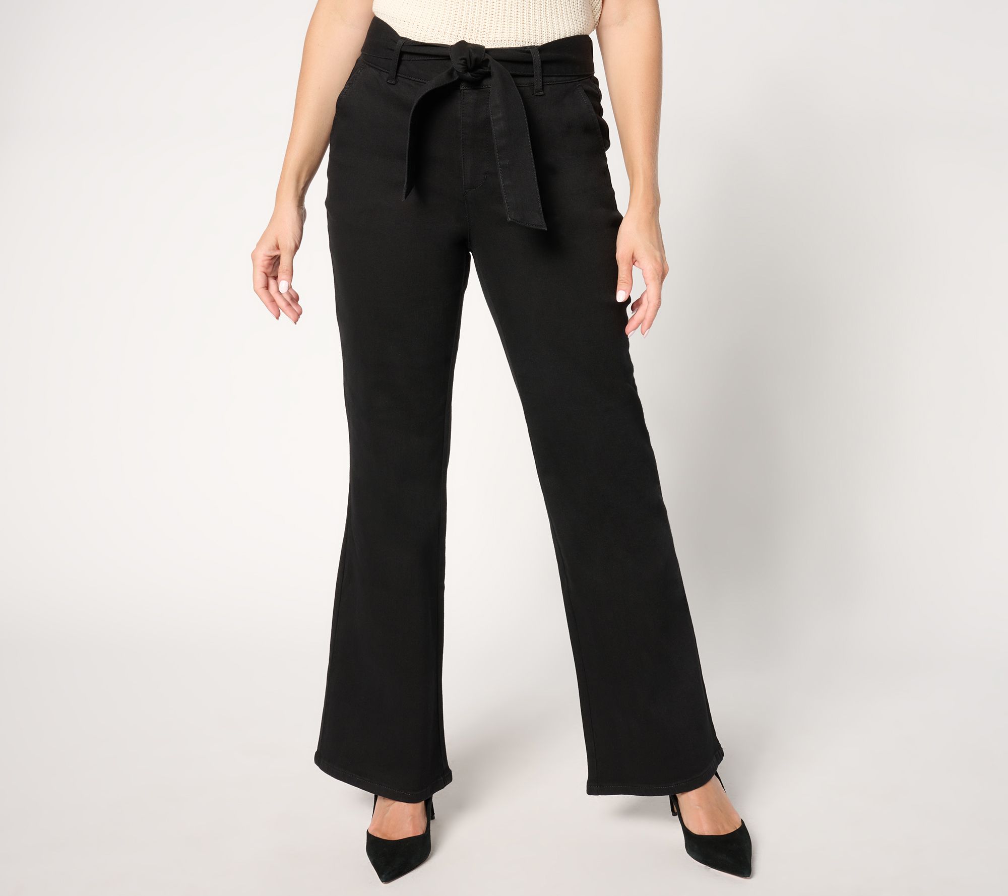 "As Is" Studio Park x Shawn Killinger Pet. Self-Belted Flare Jean