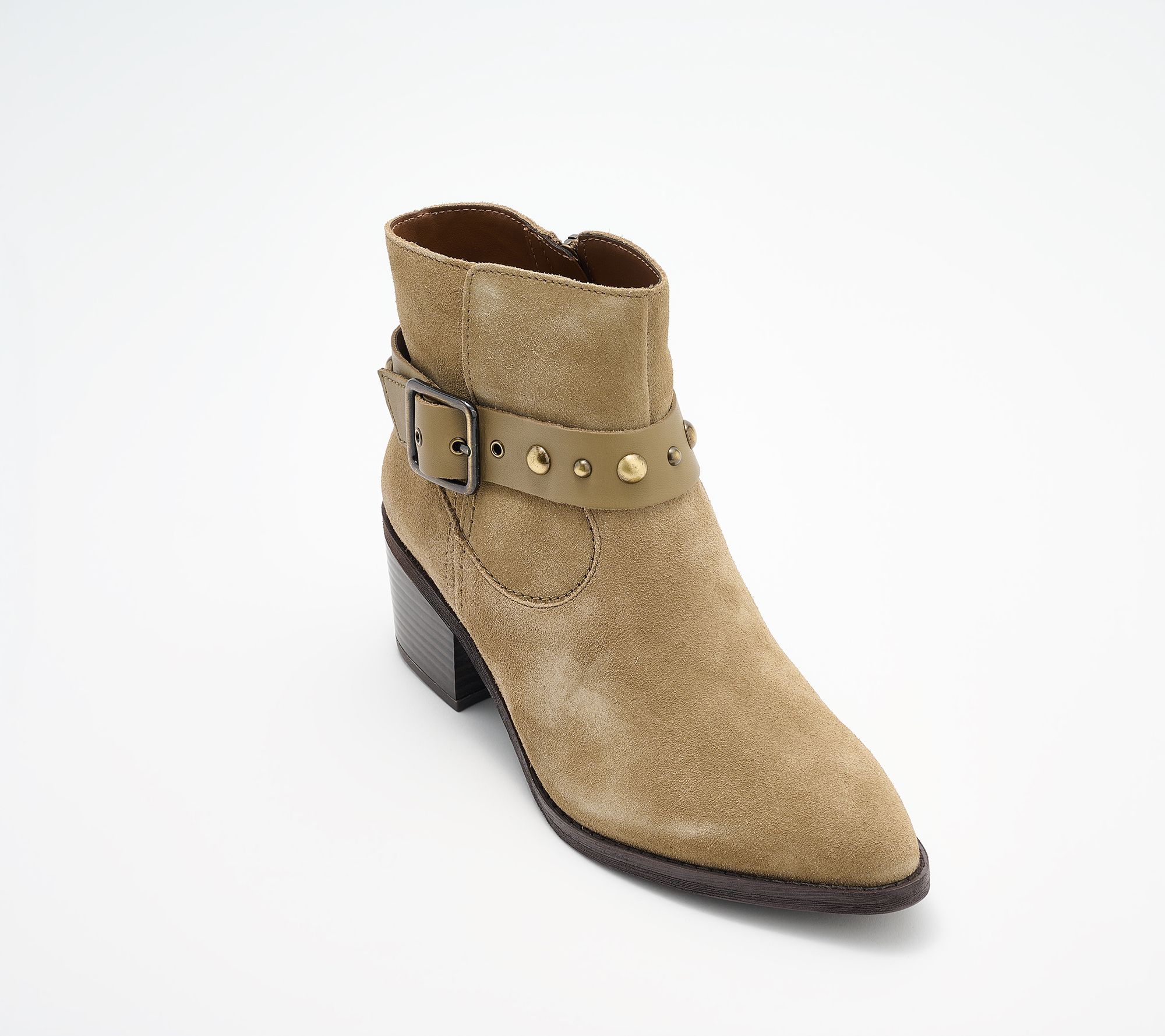 Clarks Signature Suede Ankle Boots -Morzine Buckle
