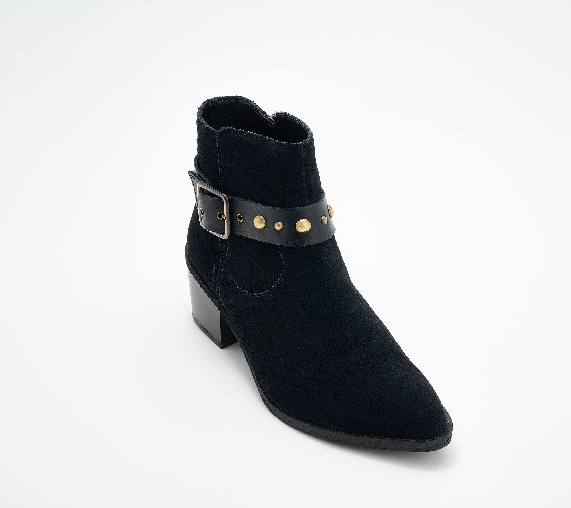 Clarks Signature Suede Ankle Boots -Morzine Buckle