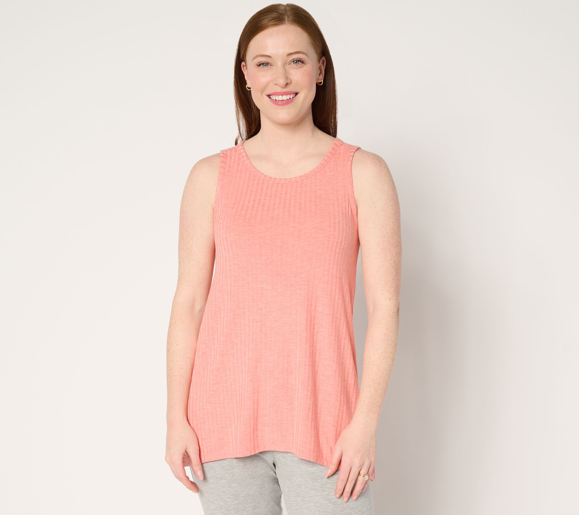 "As Is" Modern Soul Radiant Rib High Neck Swing Tank w/ Support System