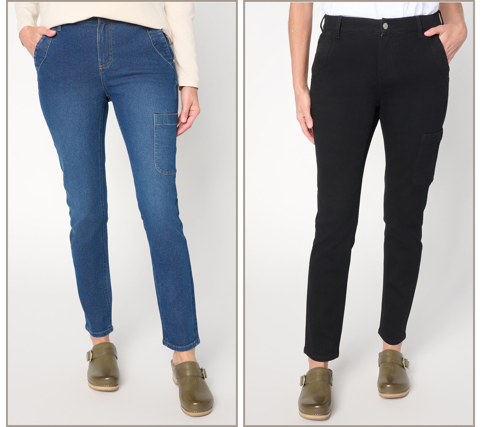 Denim & Co. Classic Stretch Slim Leg Ankle Jeans