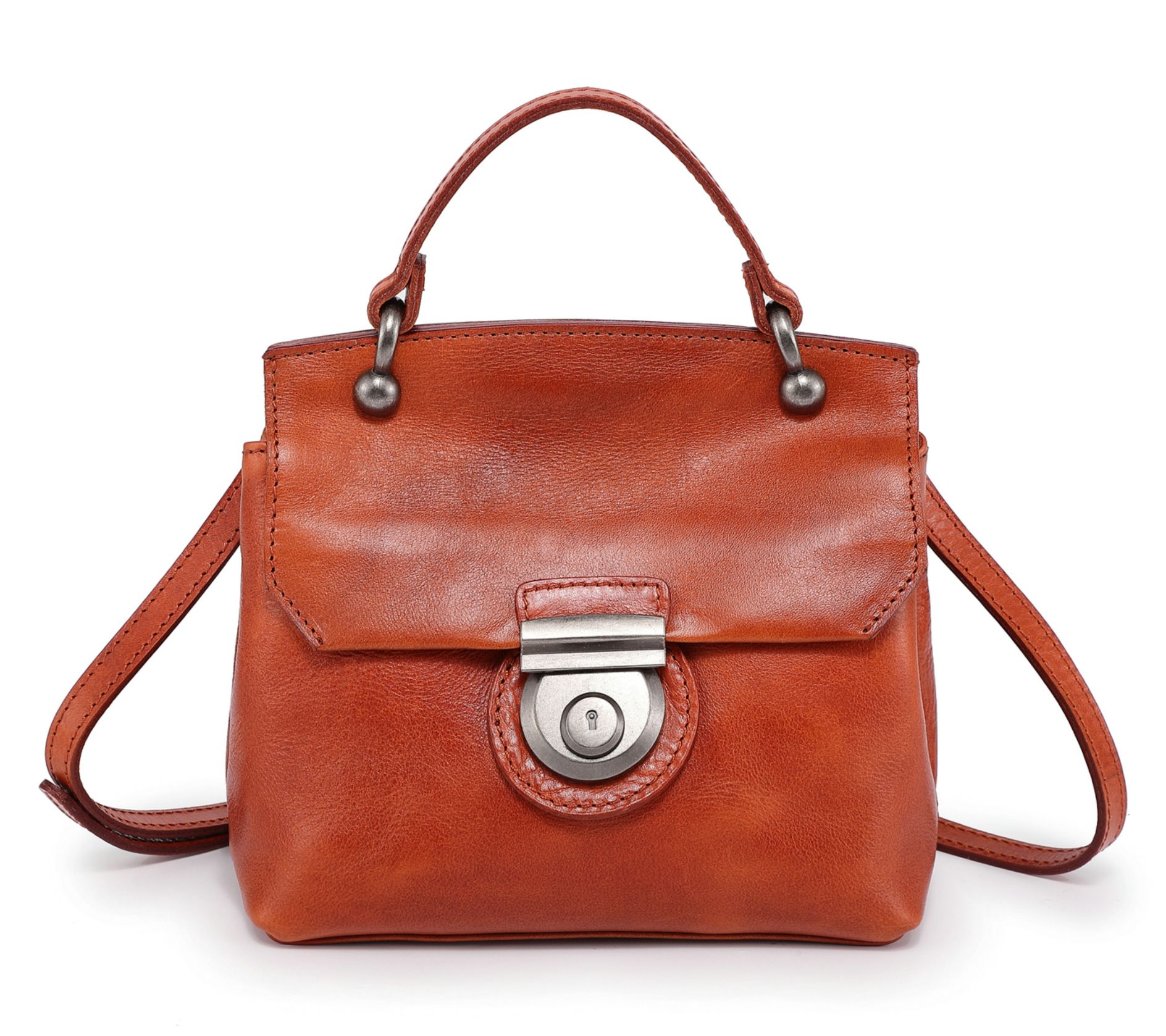  Old Trend Cypress Mini Leather Top Handle Crossbody
