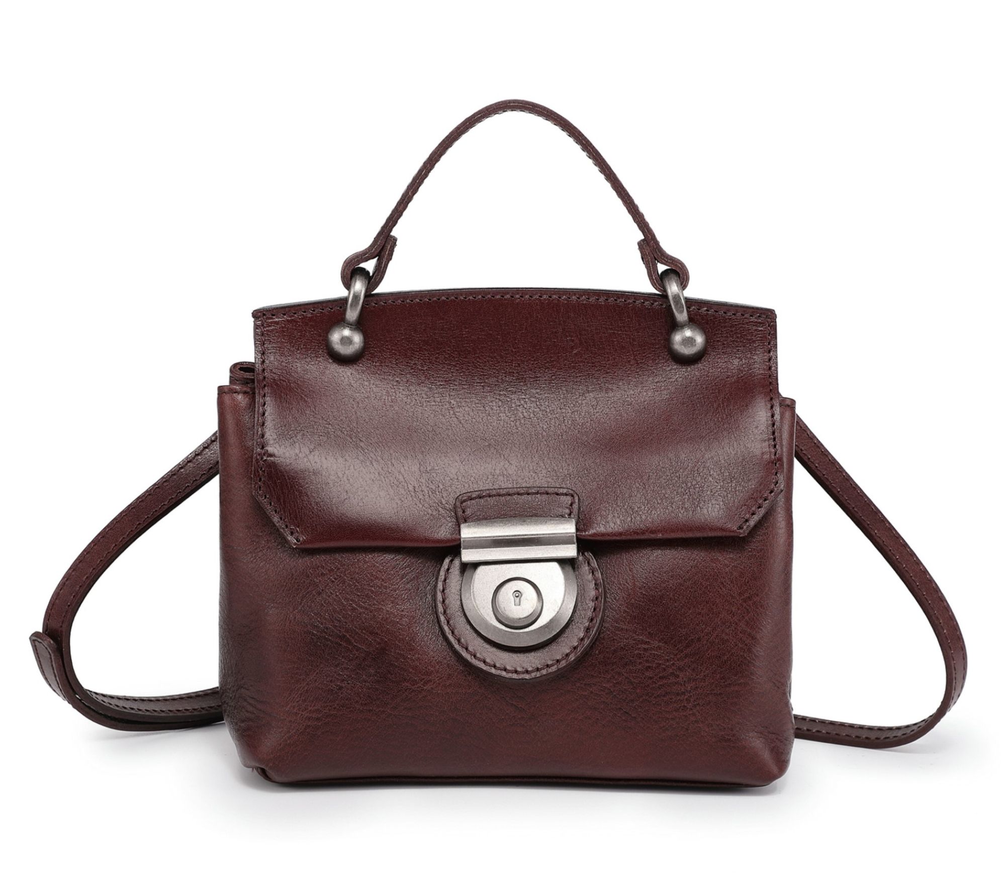 Old Trend Cypress Mini Leather Top Handle Crossbody