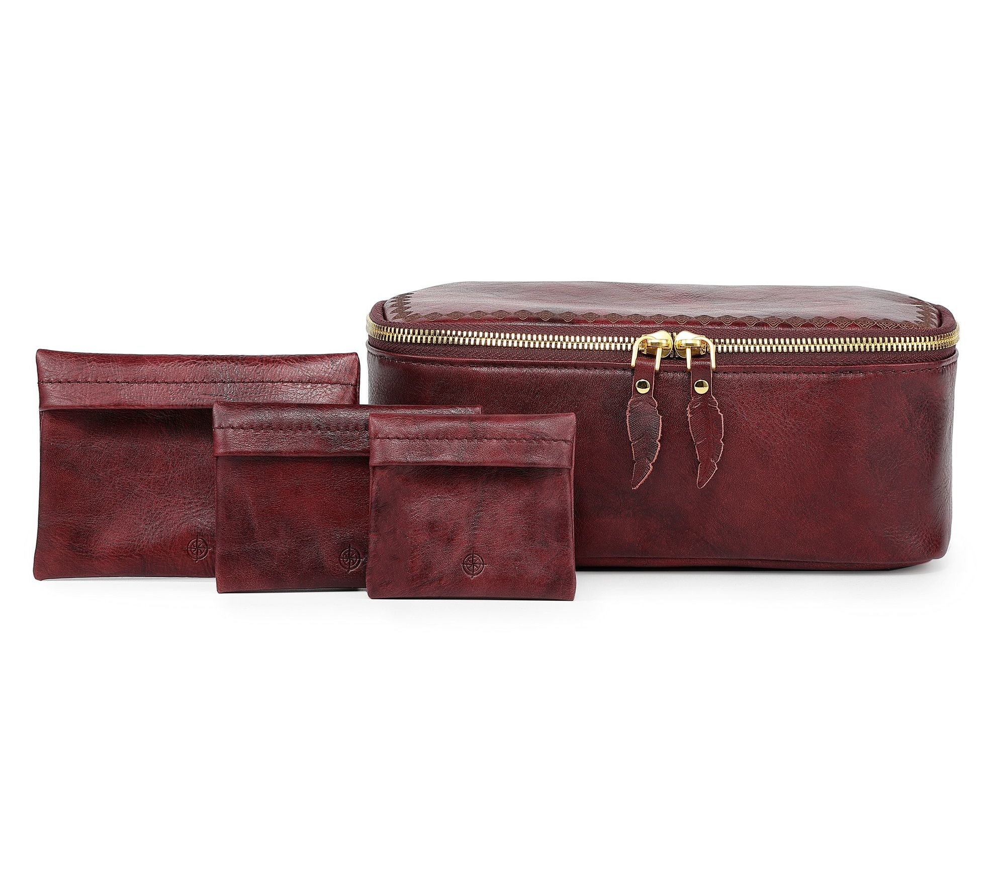 Old Trend Celosia Leather Rectangular Jewelry Case
