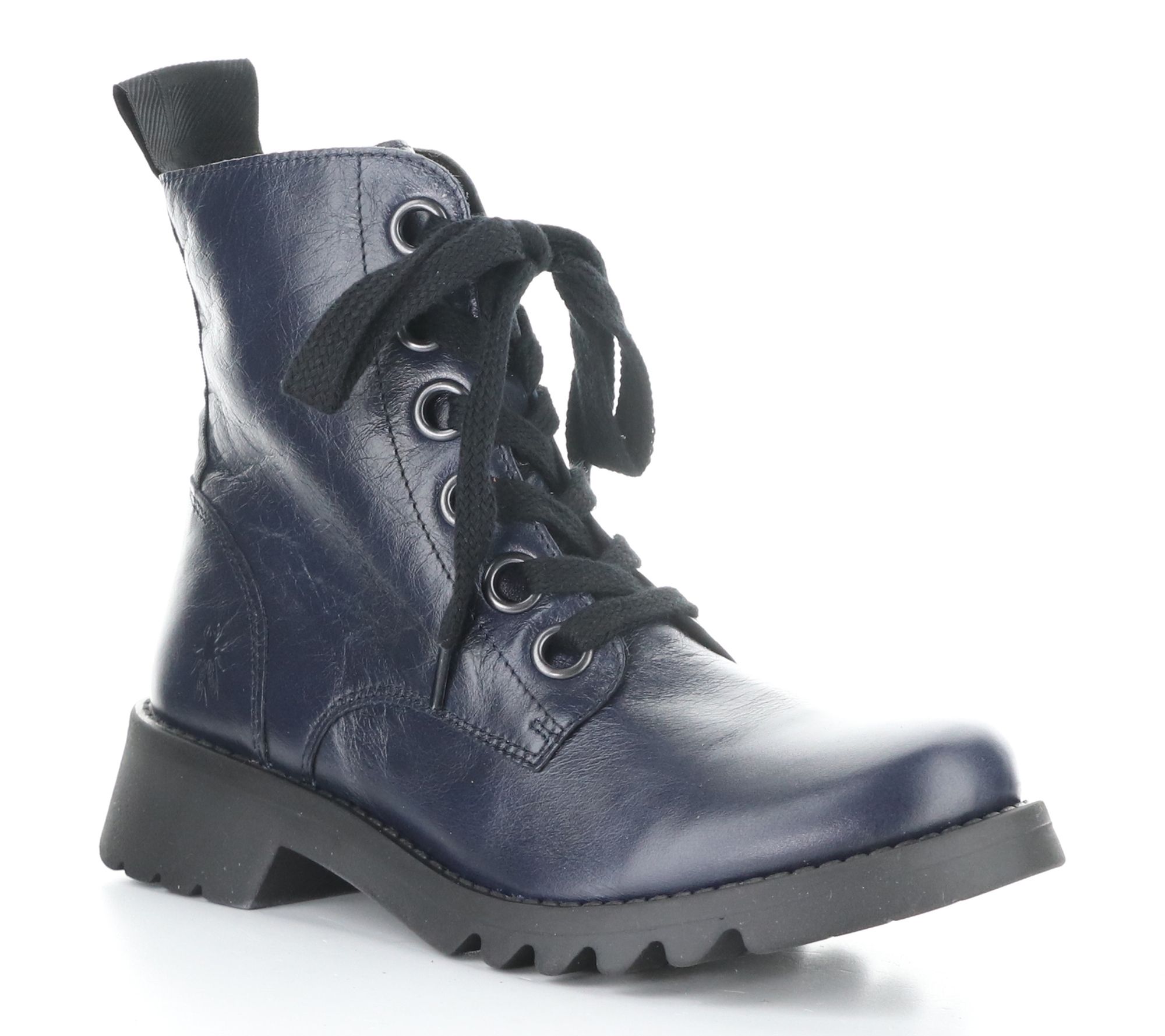 Fly London Azalea Lace Up Leather Combat Boot