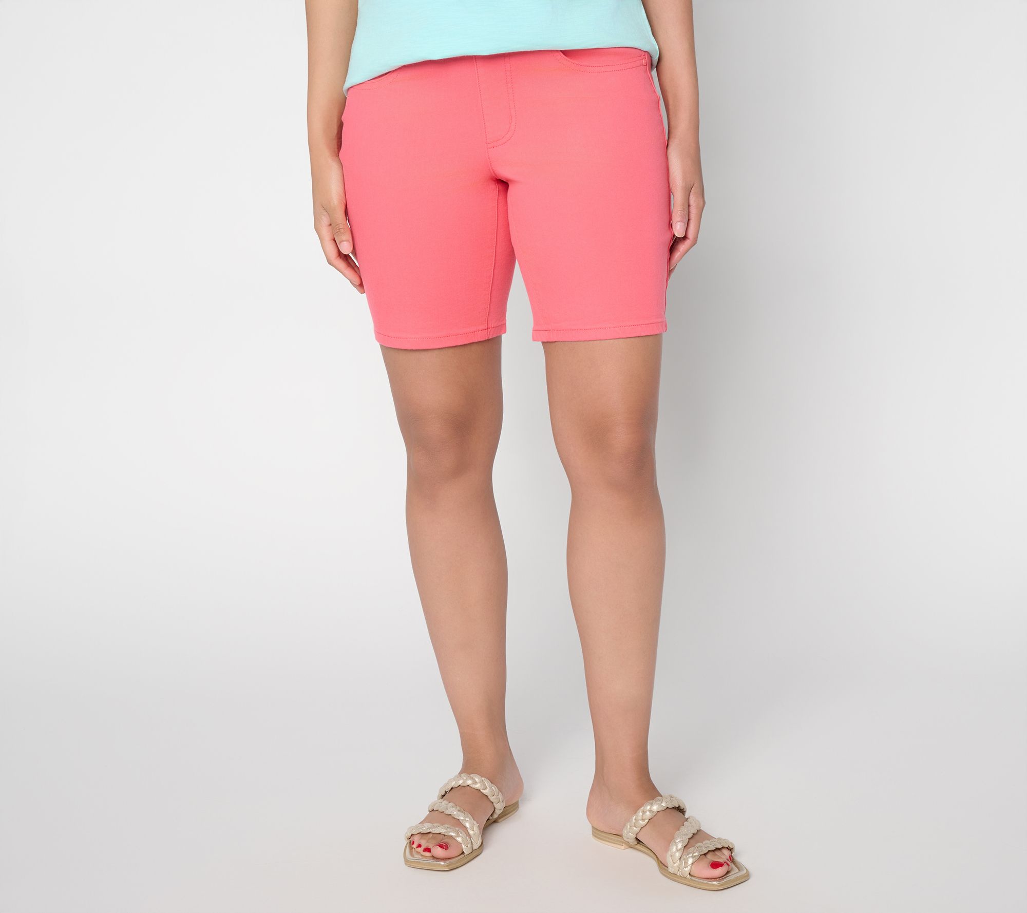Belle by Kim Gravel Regular TripleLuxe Twill 5-Pocket Short