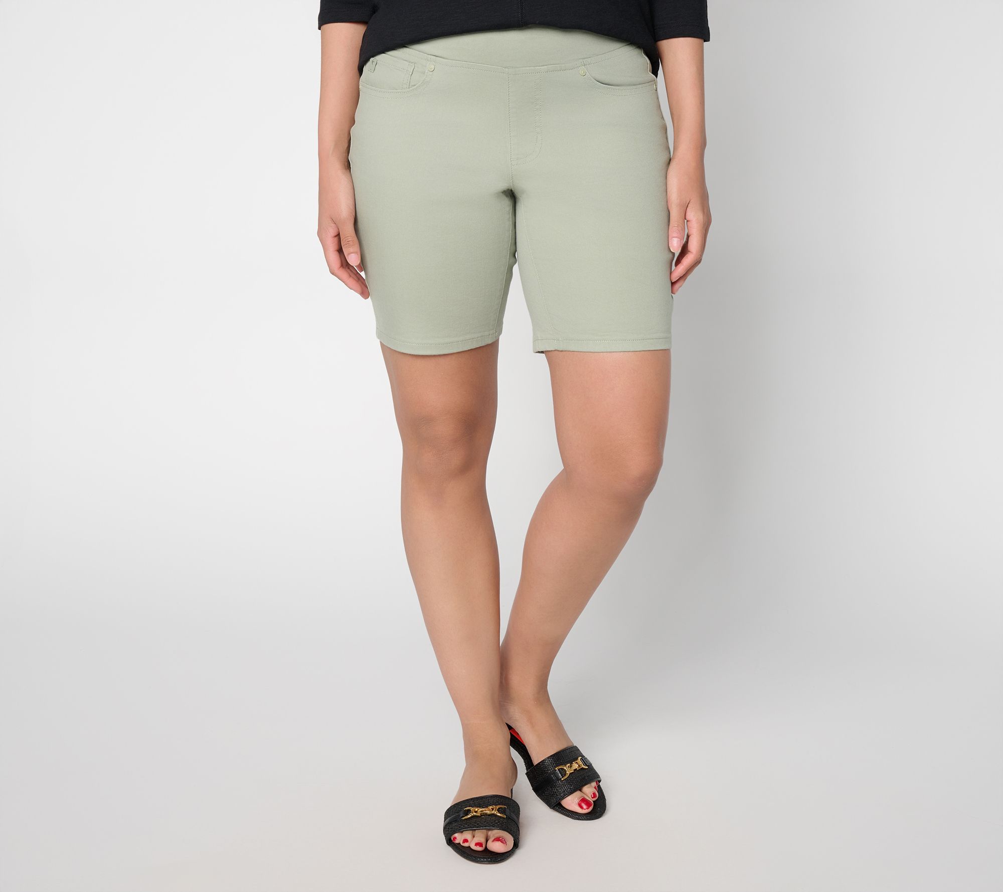 Belle by Kim Gravel Regular TripleLuxe Twill 5-Pocket Short