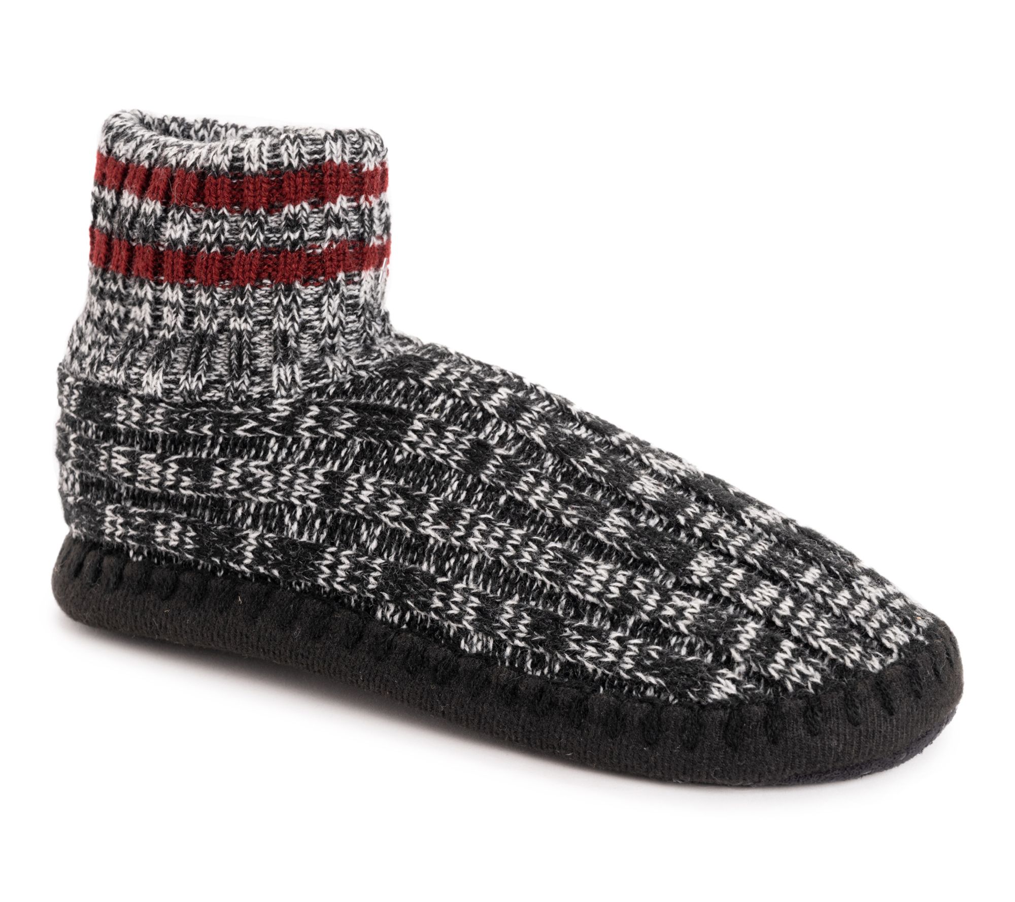 MUK LUKS Men's Cuff Bootie Slipper