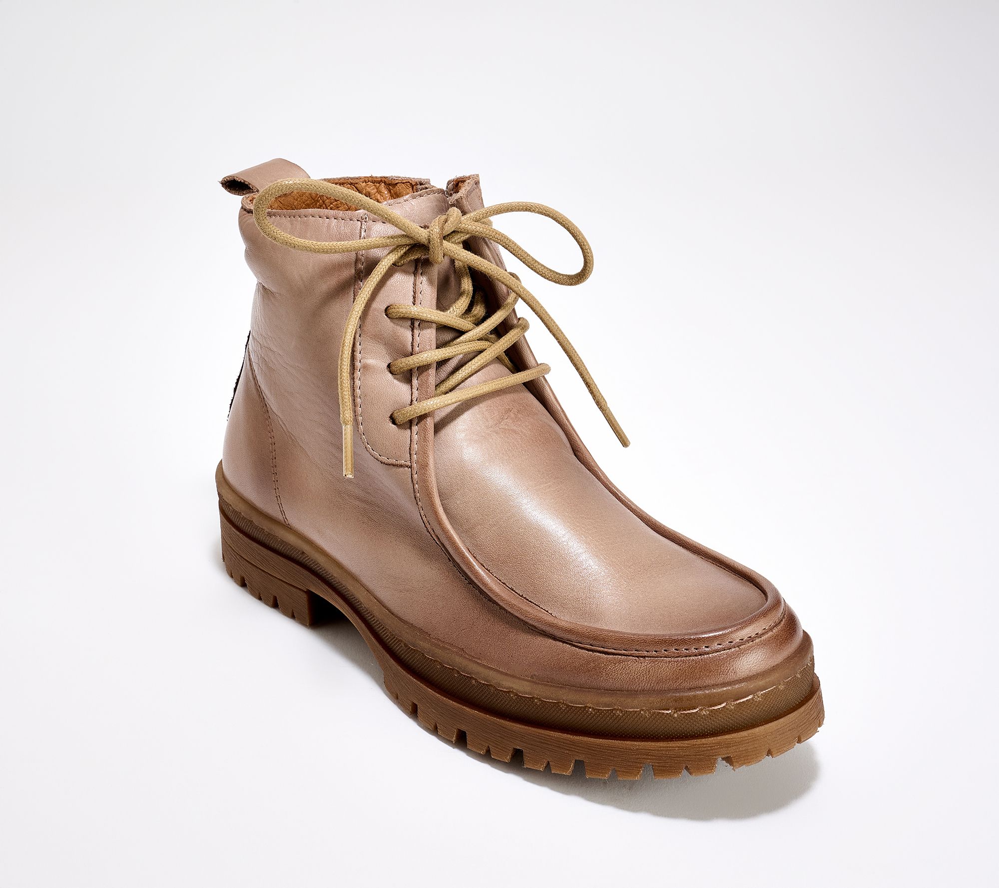 "As Is" Miz Mooz Leather Lace-Up Ankle Boots - Amherst