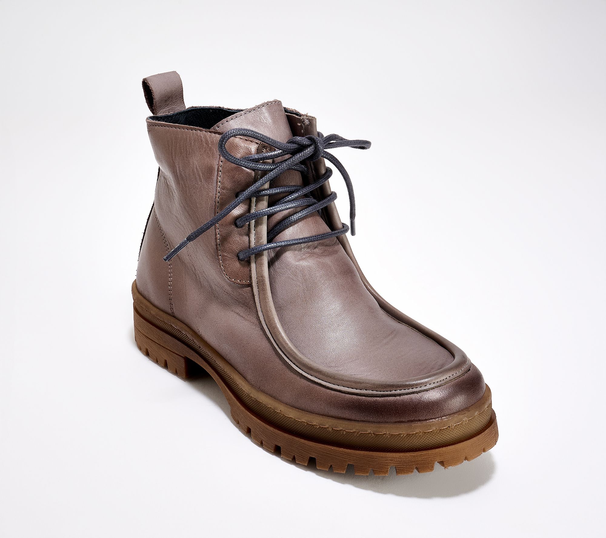 "As Is" Miz Mooz Leather Lace-Up Ankle Boots - Amherst