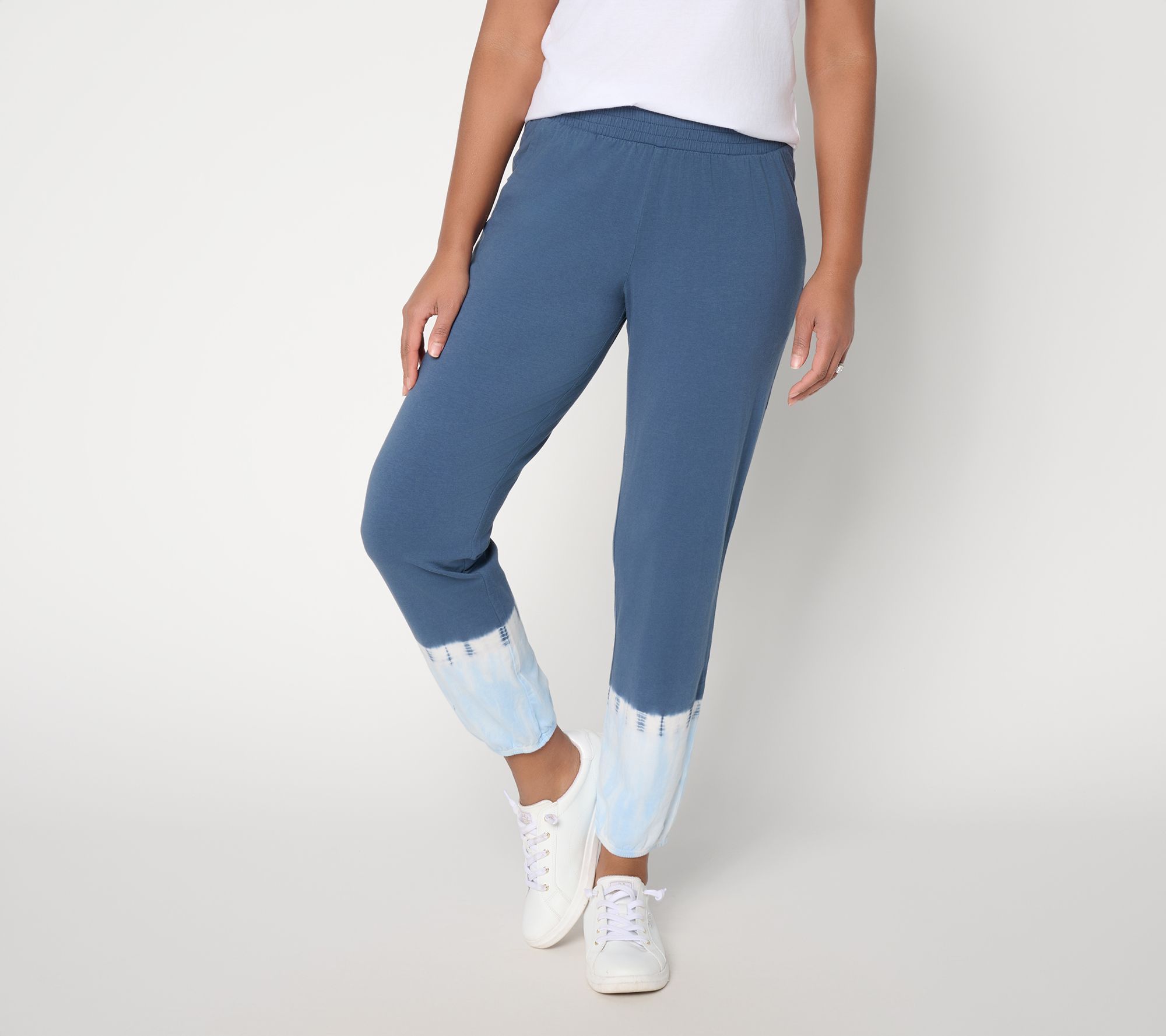 Anybody Tall Cozy Knit Jersey Tye Dye Jogger