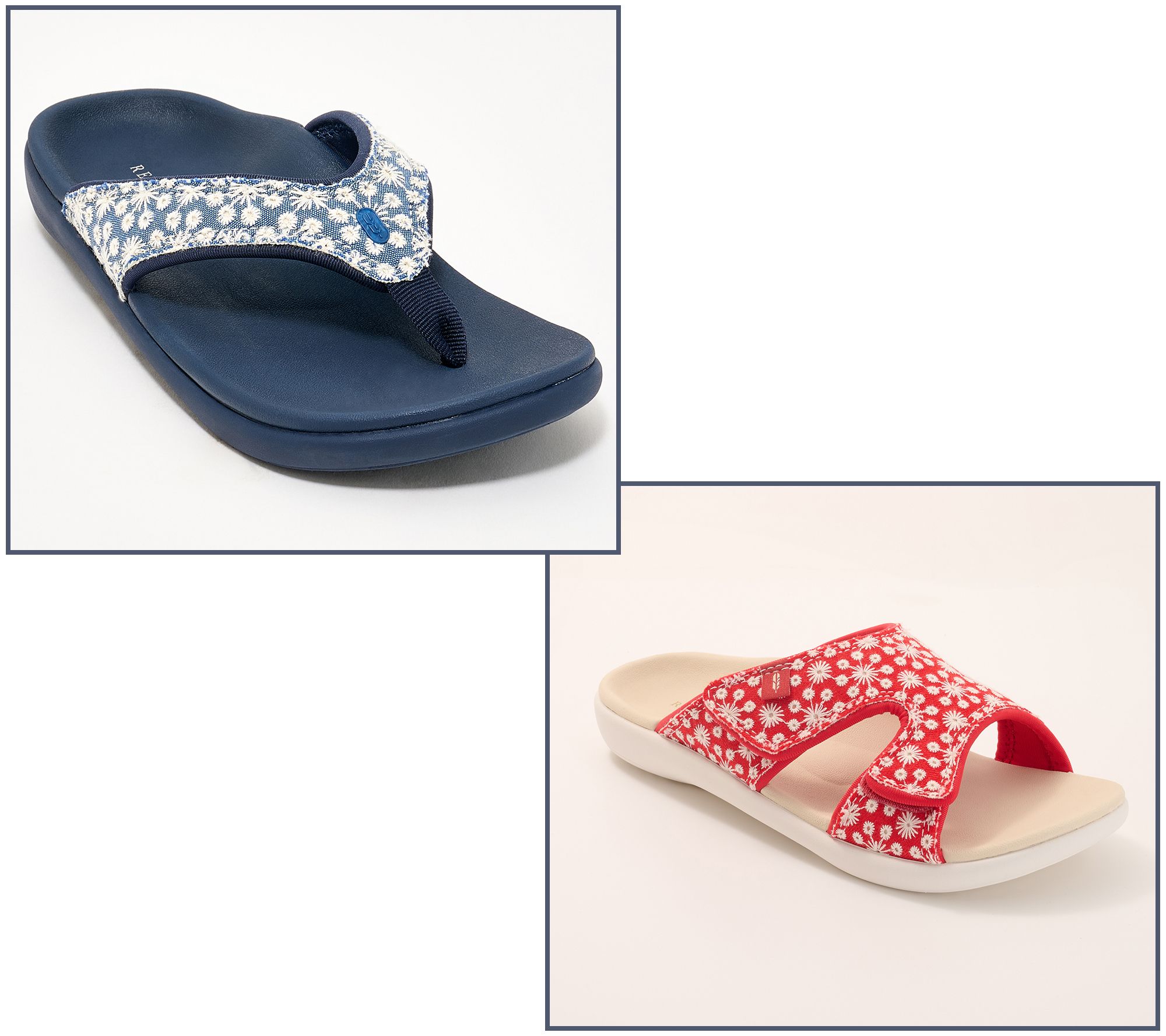Revitalign Orthotic Eyelet Lace Sandals - Society