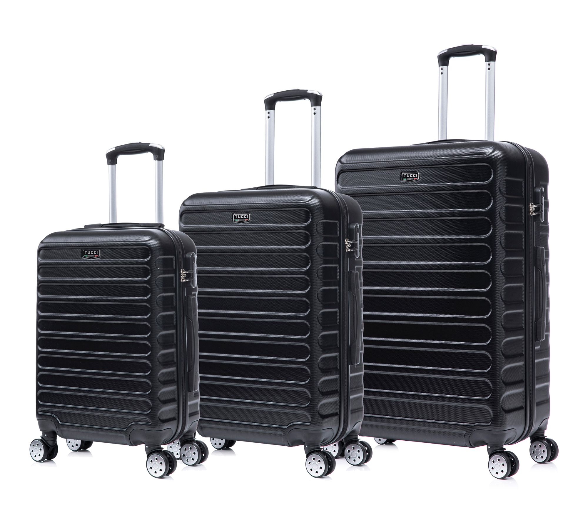 TUCCI Italy CARRAVIA 3PC Hardside Luggage Set (20", 24", 28")