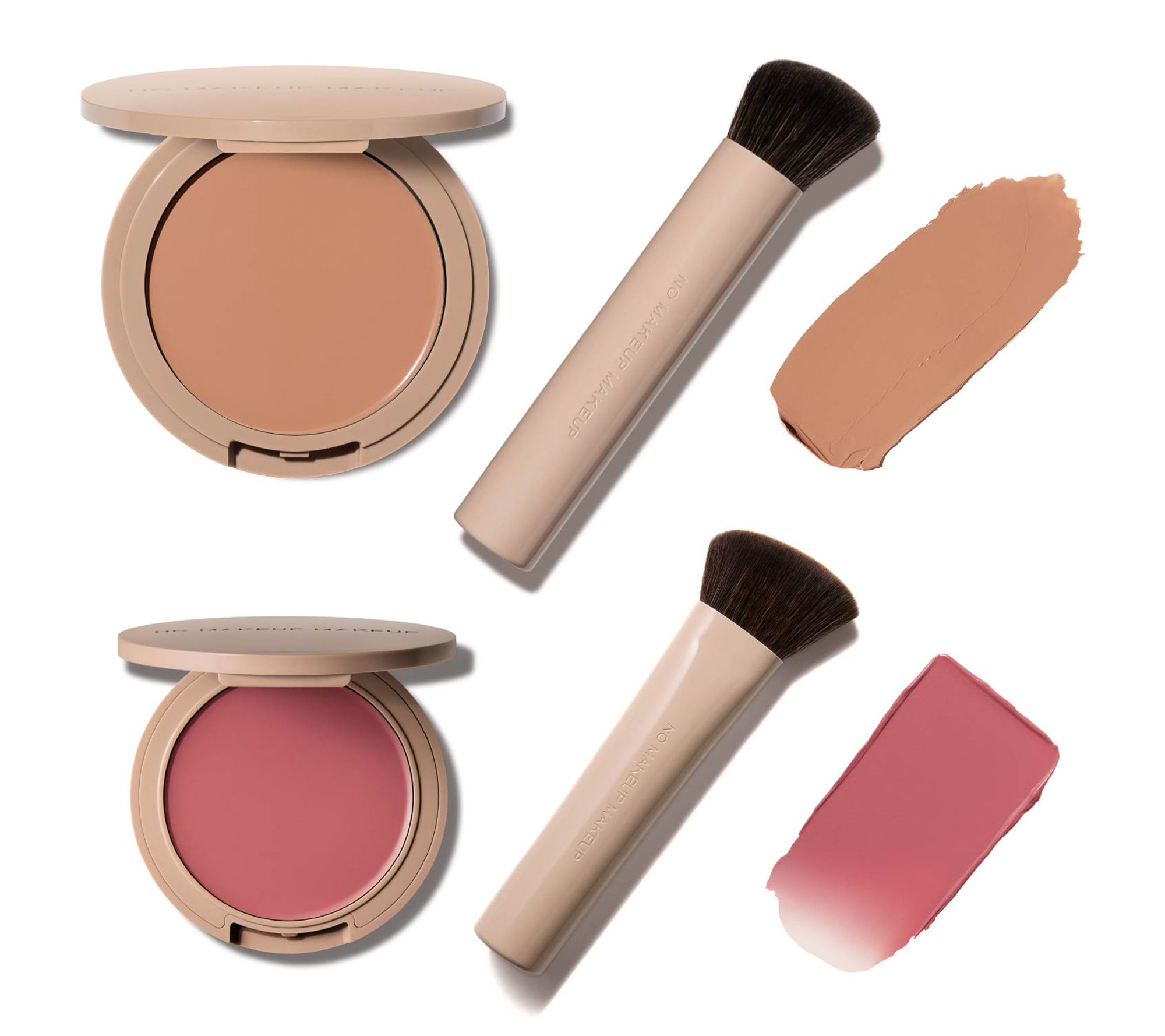 No Makeup Makeup Foundation + Blush 4 pc Set
