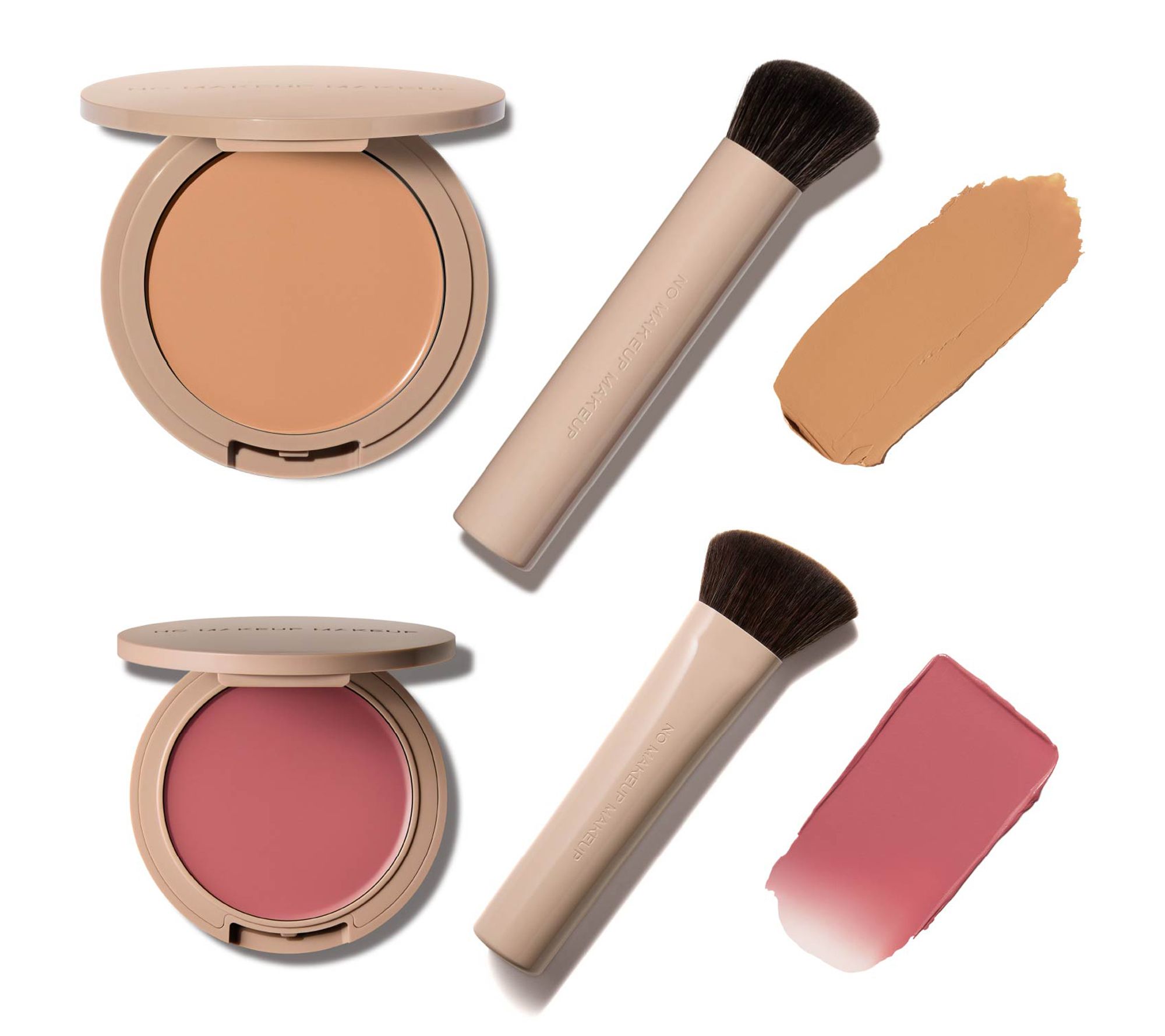 No Makeup Makeup Foundation + Blush 4 pc Set