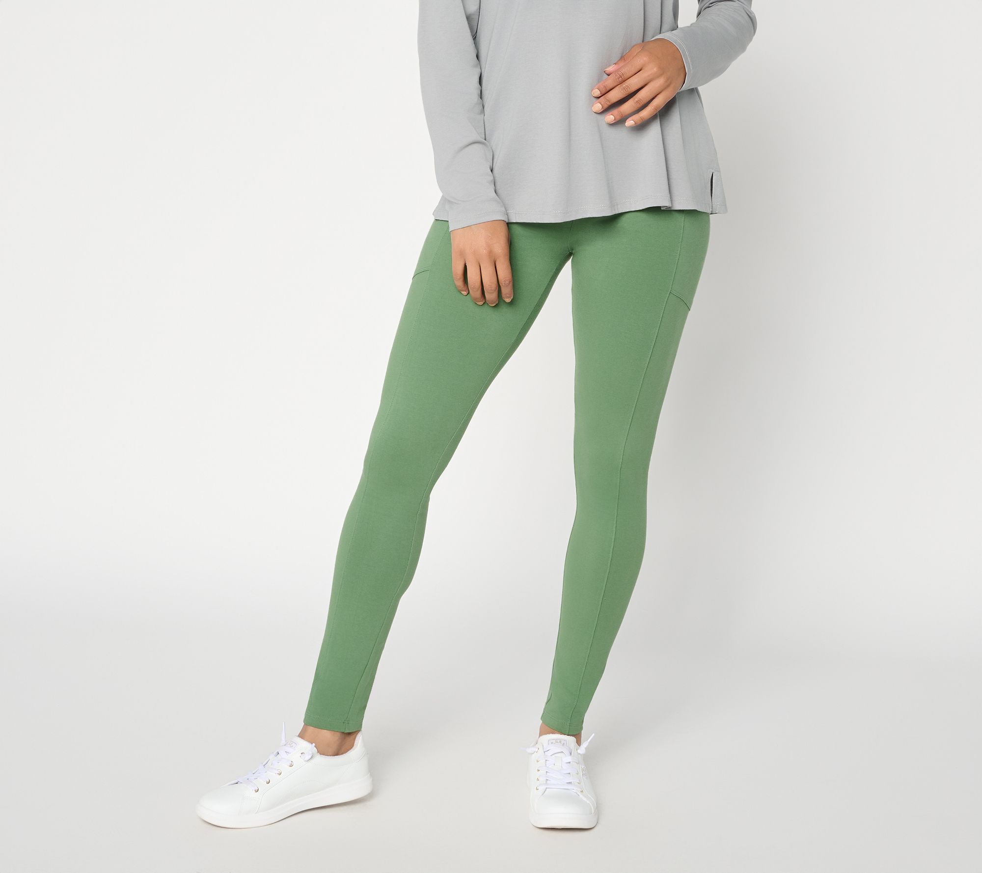 LOGO Layers by Lori Goldstein Full Length Pocket Legging