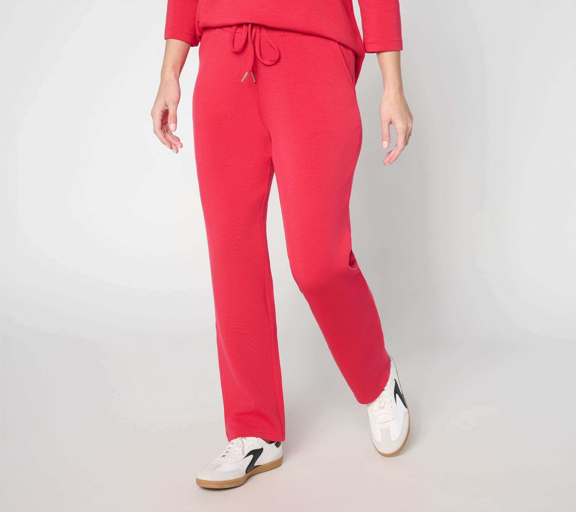 "As Is" Belle by Kim Gravel Pet ScubaLuxe Drawstring Straight Pant