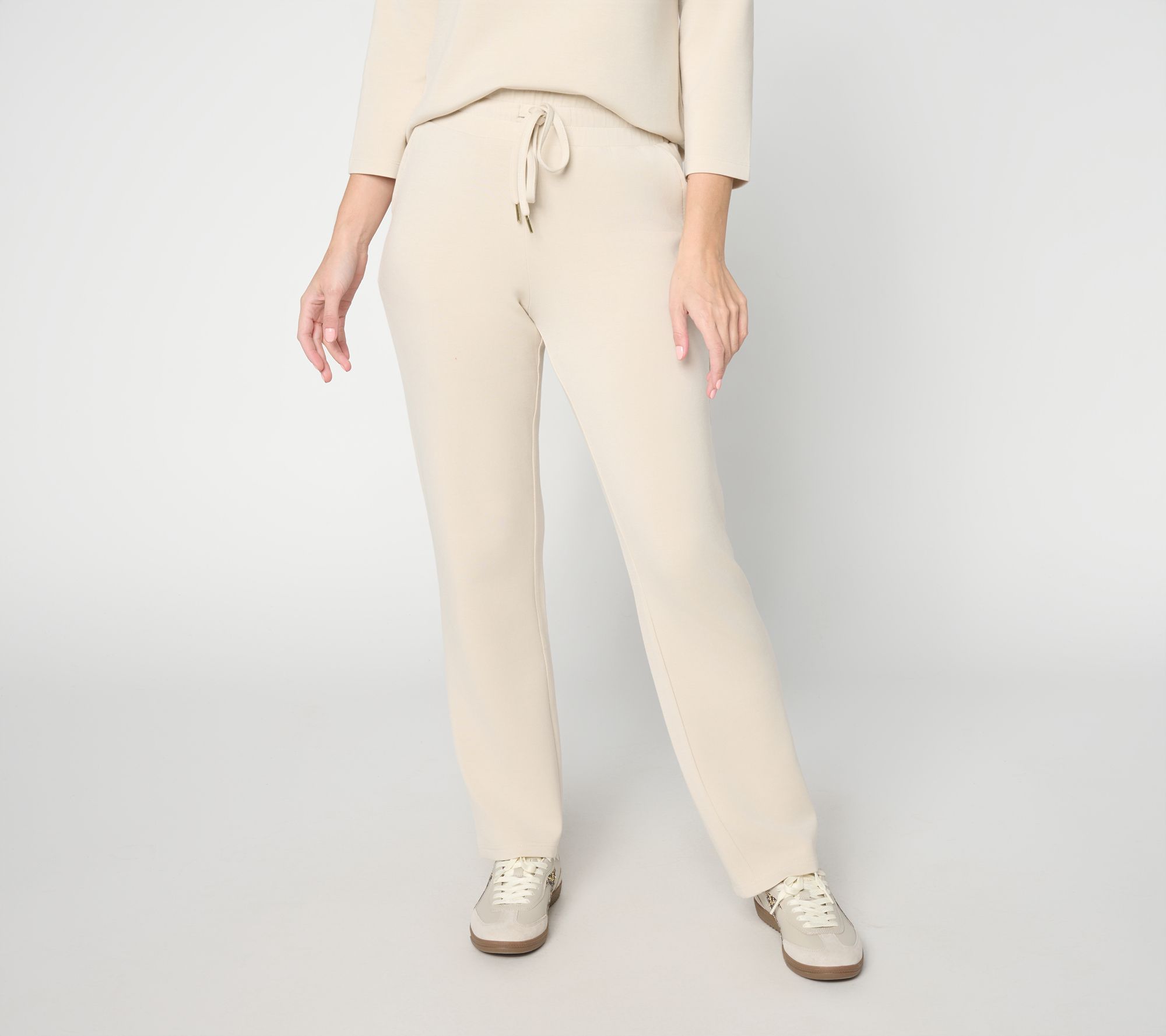 "As Is" Belle by Kim Gravel Pet ScubaLuxe Drawstring Straight Pant