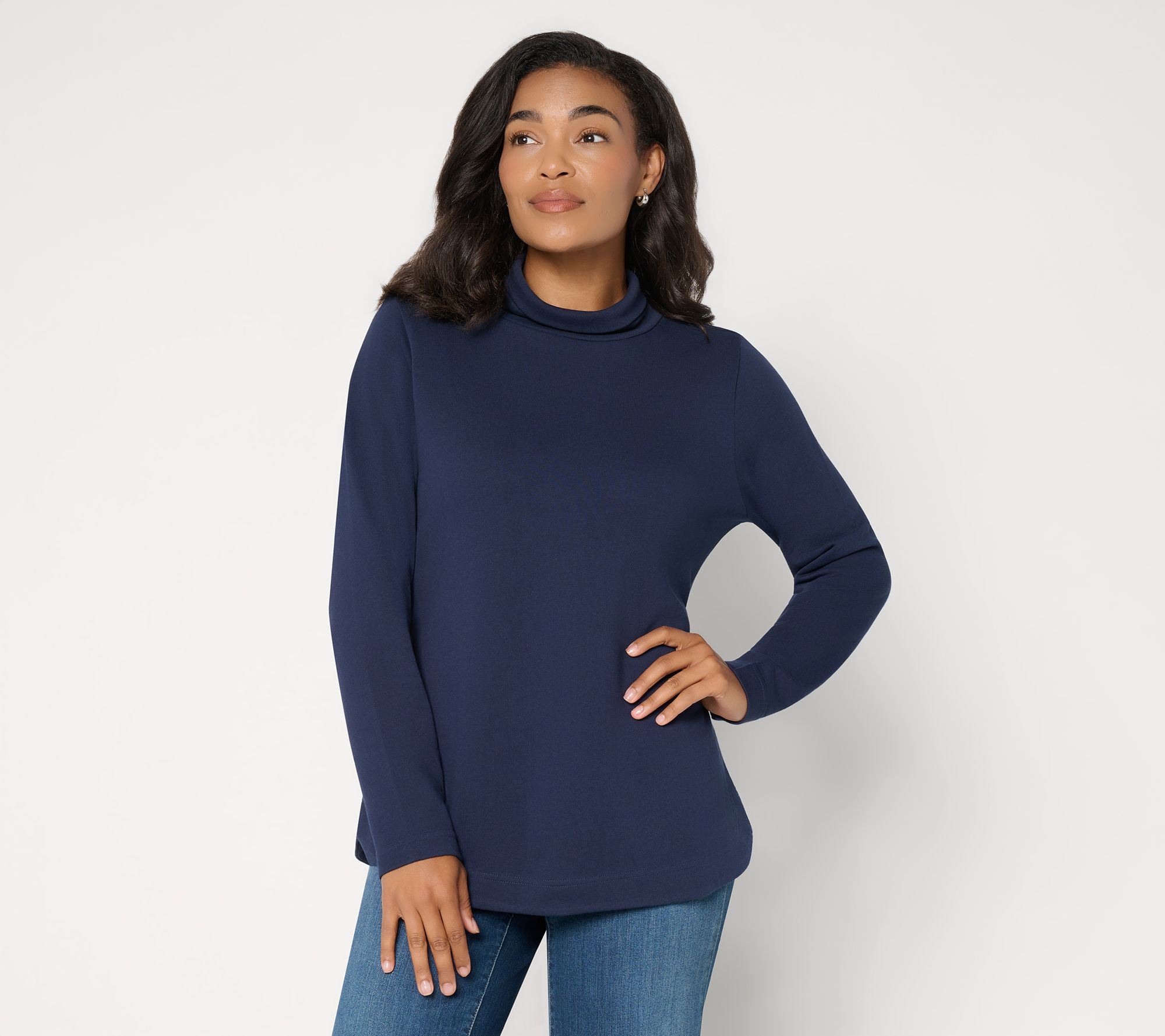 Studio Park x Amy Stran Light Weight French Terry Turtleneck