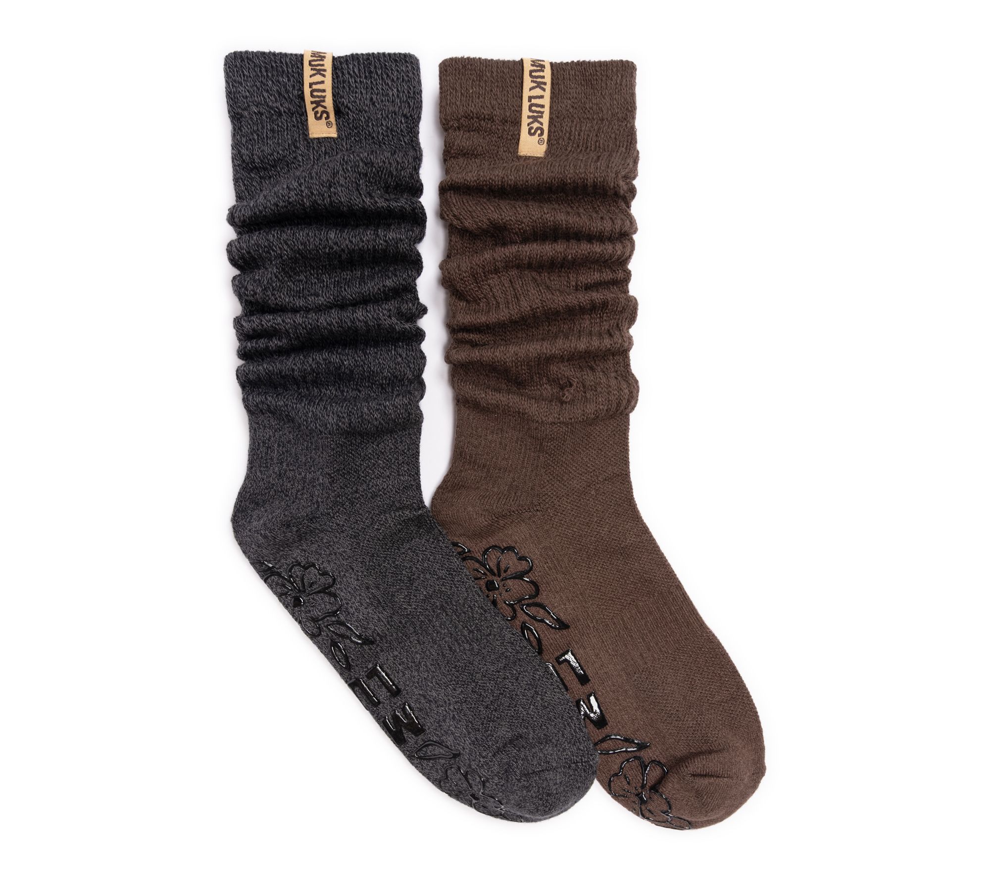Muk Luks Studio Socks - 2 PK Tall Slouched
